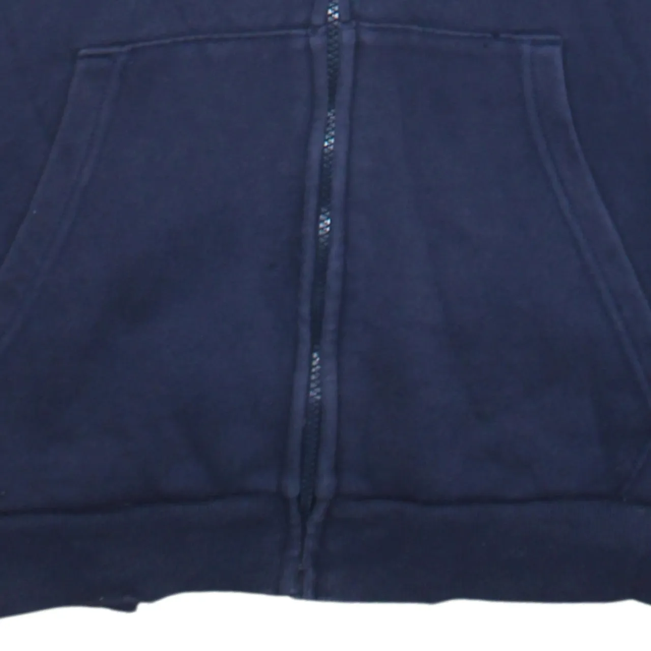 Puma Navy Blue Full Zip Hoodie Women’s Large Printed Logo Split Pockets Sweatshirt sold by Vintage Club product image thumbnail 4