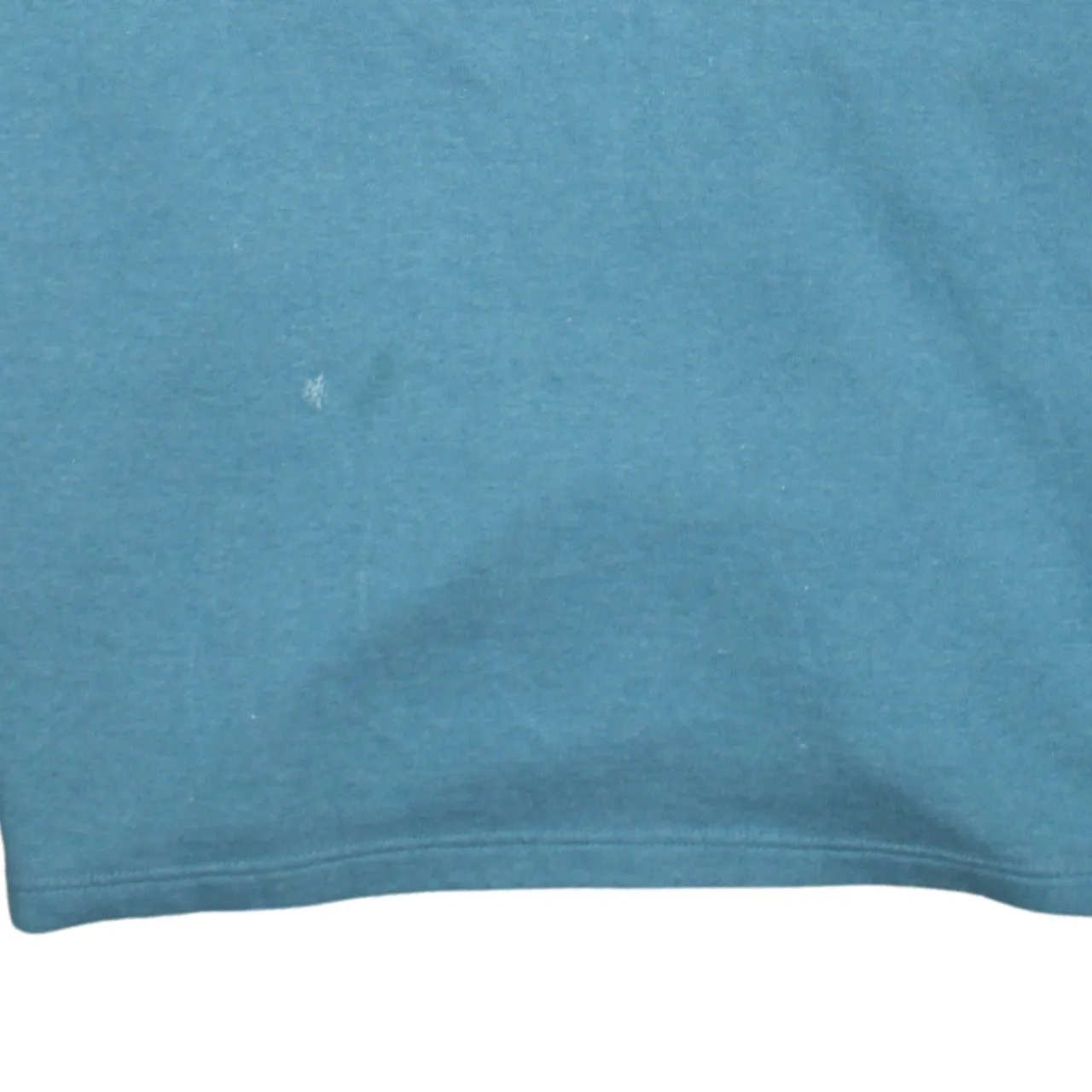Reebok Teal Blue Sweatshirt Men’s Large Quarter Zip Embroidered Logo Fleece Pullover sold by Vintage Club product image thumbnail 4