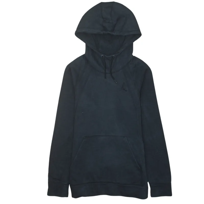 Jordan Black Hoodie Women’s Small Embroidered Jumpman Logo Front Pouch Pullover Sweatshirt sold by Vintage Club