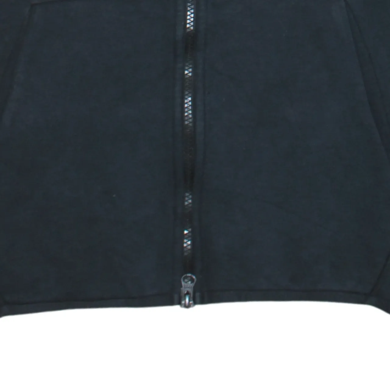 Nike Black Full Zip Hoodie Men's Medium Printed Chest Logo Split Pocket Sweatshirt sold by Vintage Club product image thumbnail 4