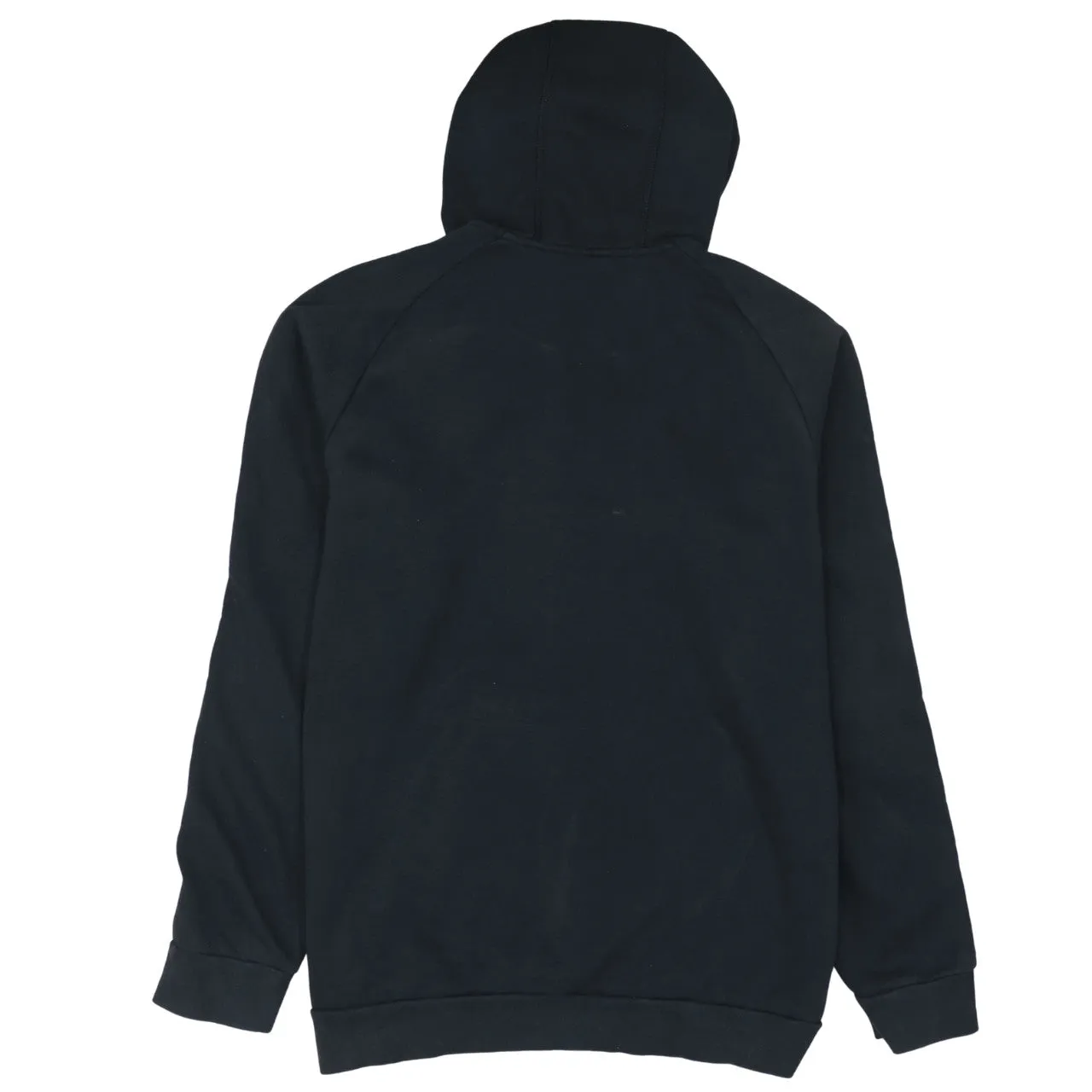 Adidas Black Hoodie Men's Large Embroidered Logo White Piping Front Pocket Pullover Sweatshirt sold by Vintage Club product image thumbnail 2