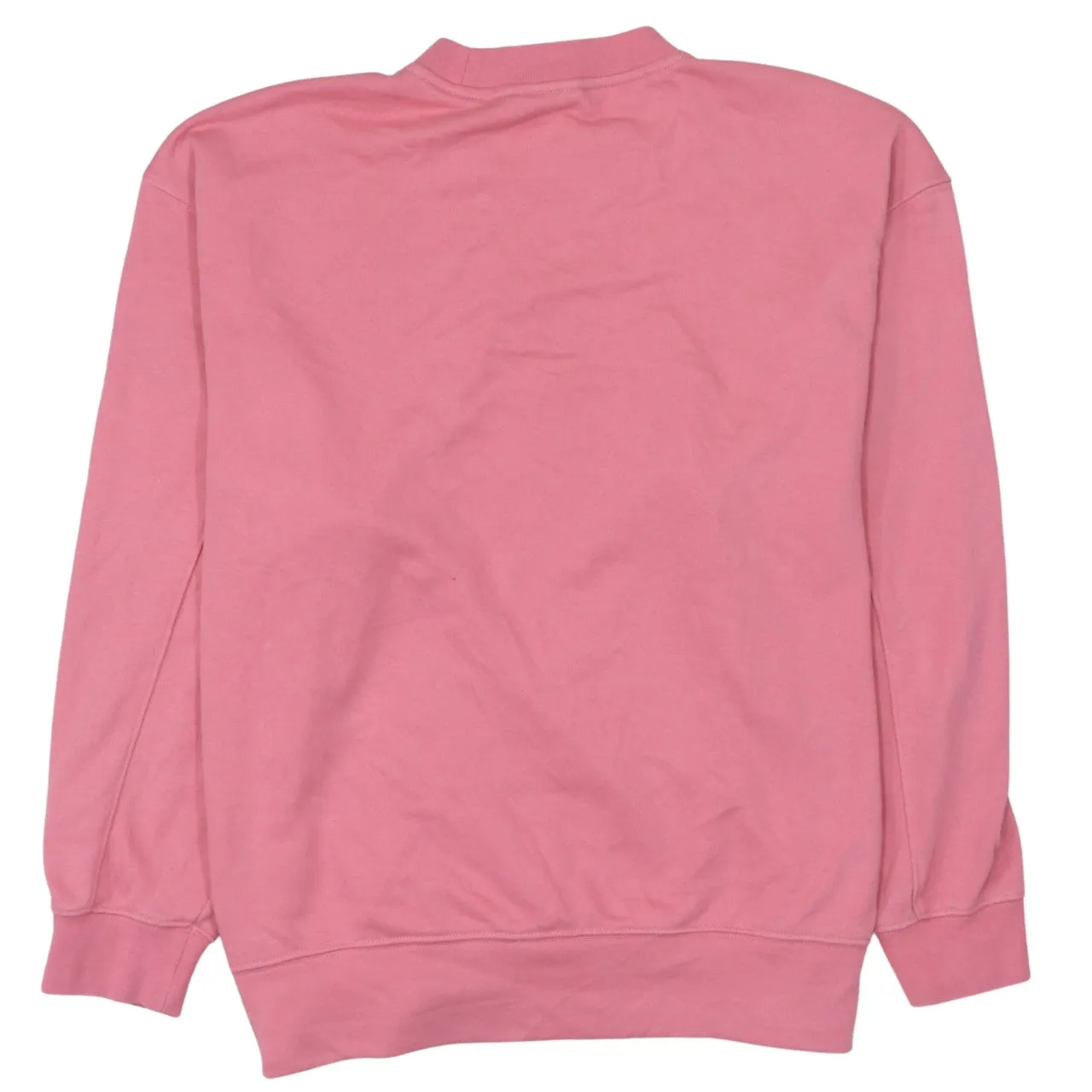 Adidas Pink Sweatshirt Women's XSmall Embroidered Trefoil Logo Crewneck Pullover Top sold by Vintage Club product image thumbnail 2