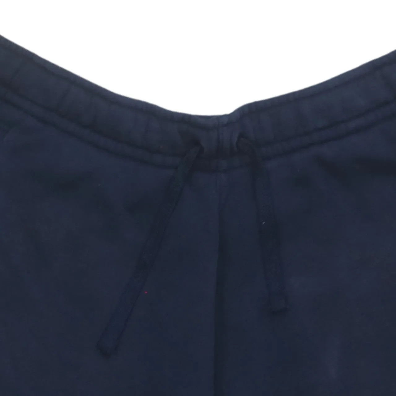 Nike Navy Blue Shorts Men's Medium Large Swoosh Logo Drawstring Waist Fleece Lounge sold by Vintage Club product image thumbnail 3