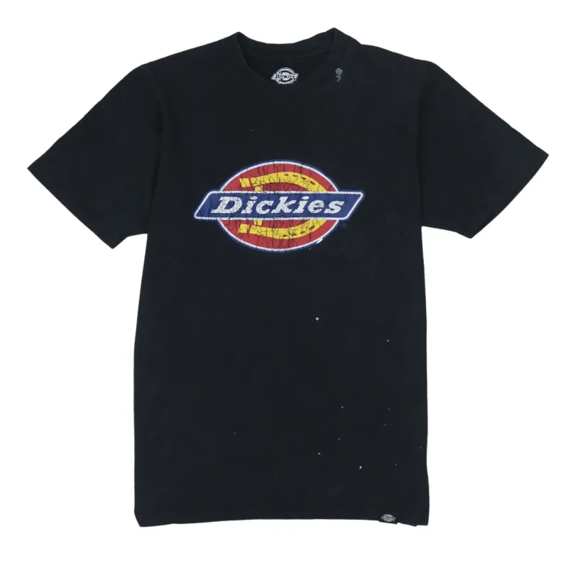 Dickies Black T Shirt Women’s Small Big Logo Front Printed Graphic Casual Top sold by Vintage Club