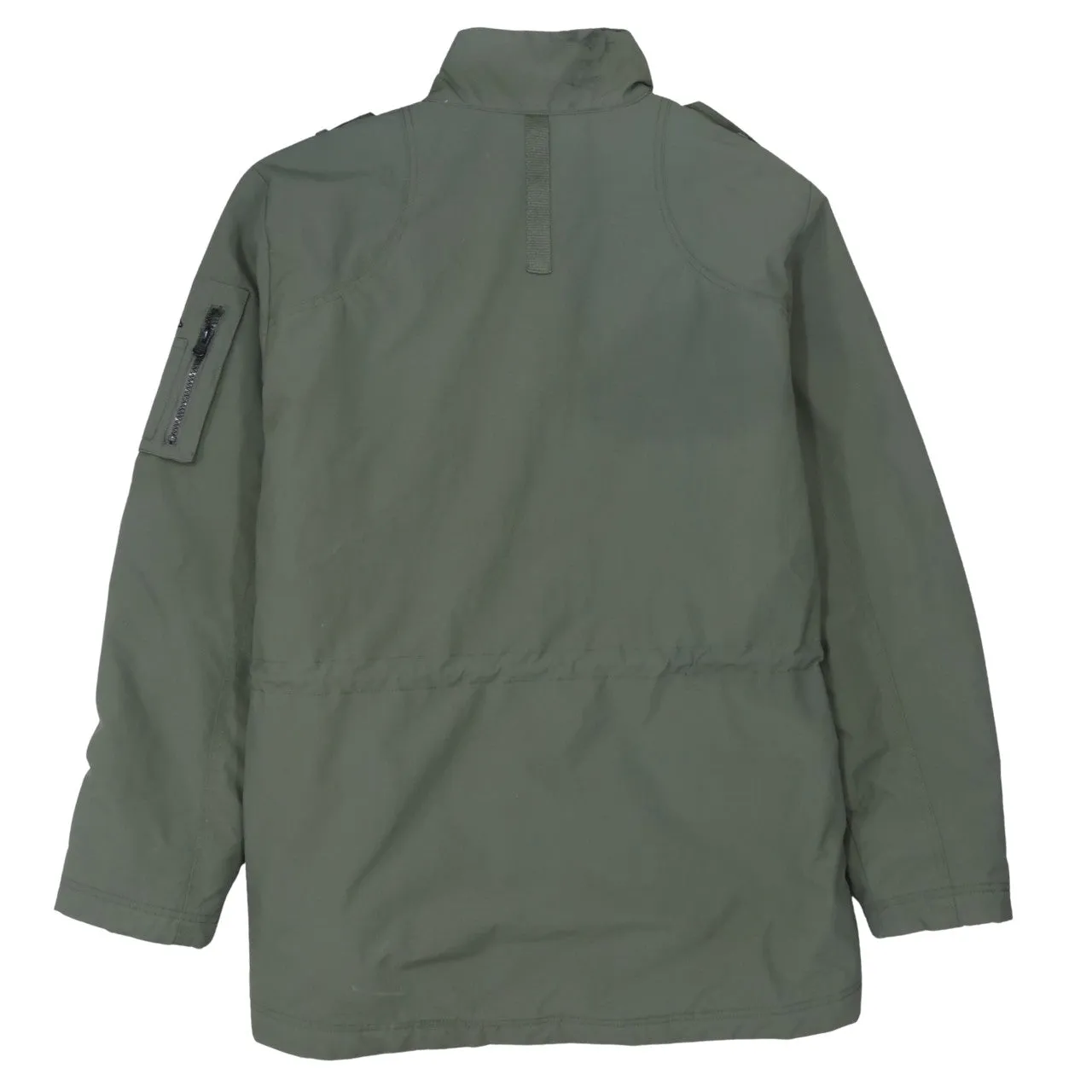 Kappa Khaki Green Jacket Women’s 2XL Embroidered Logo Zip Pockets Nylon Outerwear sold by Vintage Club product image thumbnail 2