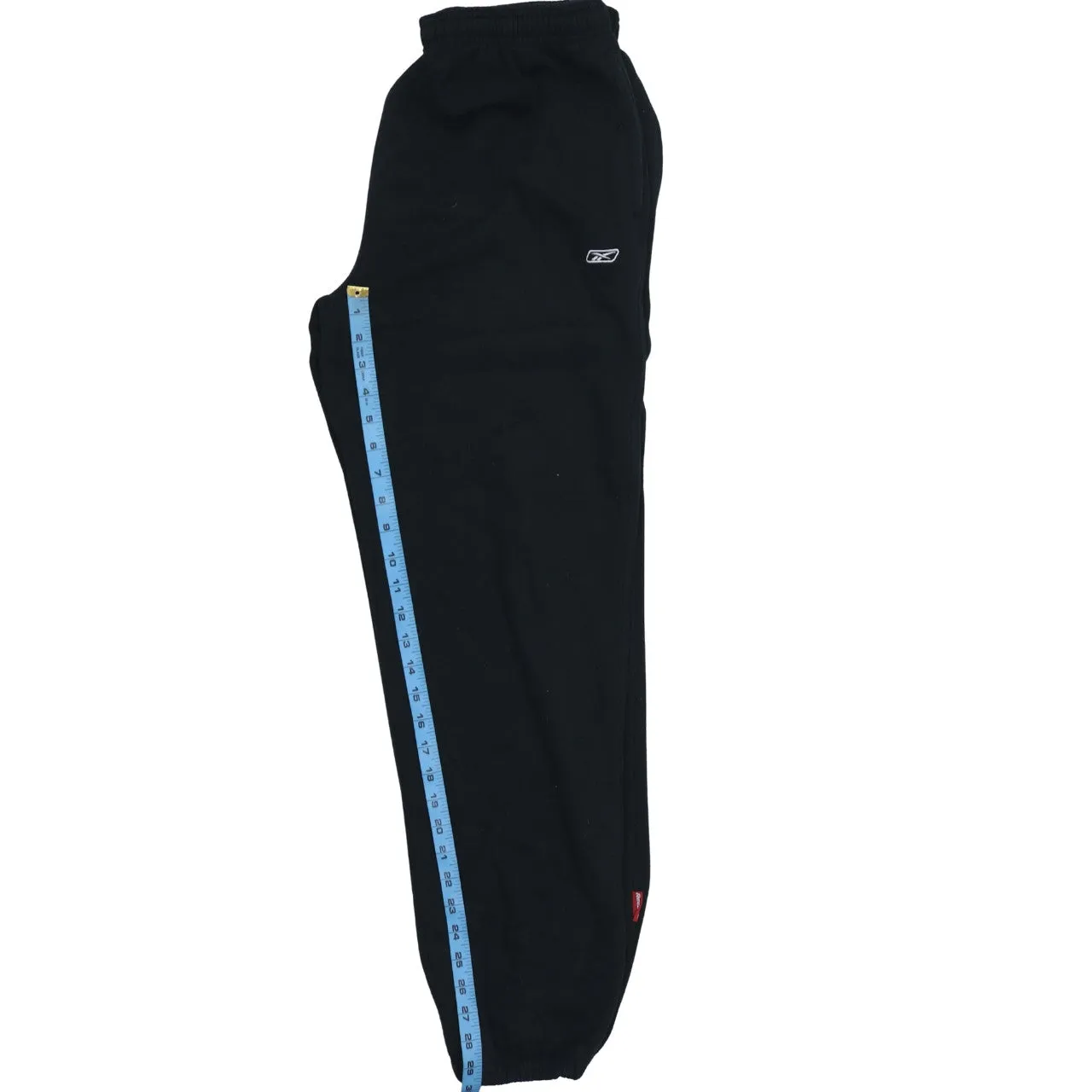 Reebok Black Joggers Men’s 32 Small Logo Elasticated Waist Cuffed Sweatpants sold by Vintage Club product image thumbnail 5