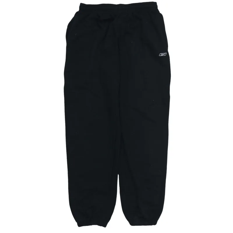 Reebok Black Joggers Men’s 32 Small Logo Elasticated Waist Cuffed Sweatpants sold by Vintage Club