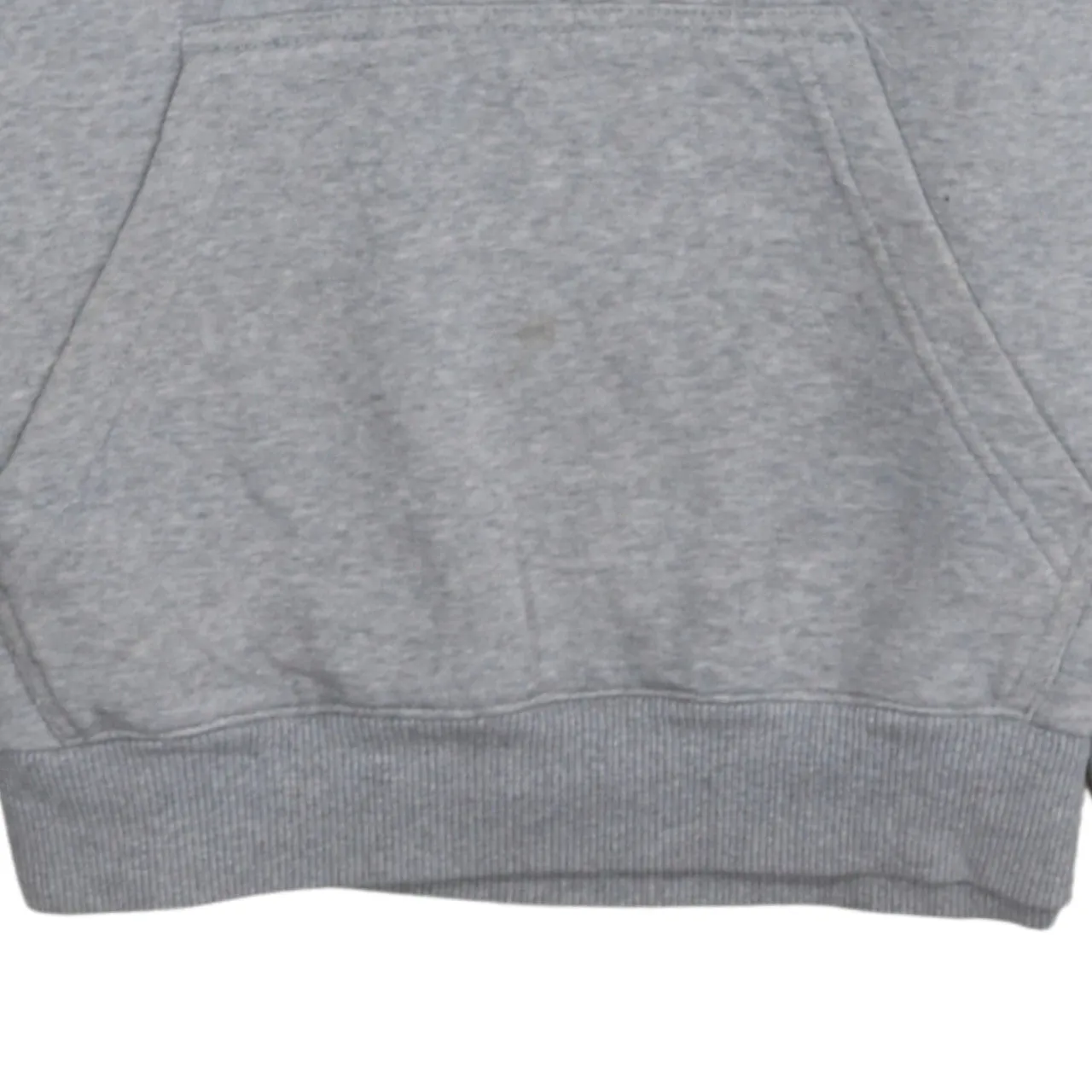 Adidas Grey Hoodie Men's Small Trefoil Printed Logo Front Pocket Pullover Sweatshirt sold by Vintage Club product image thumbnail 4