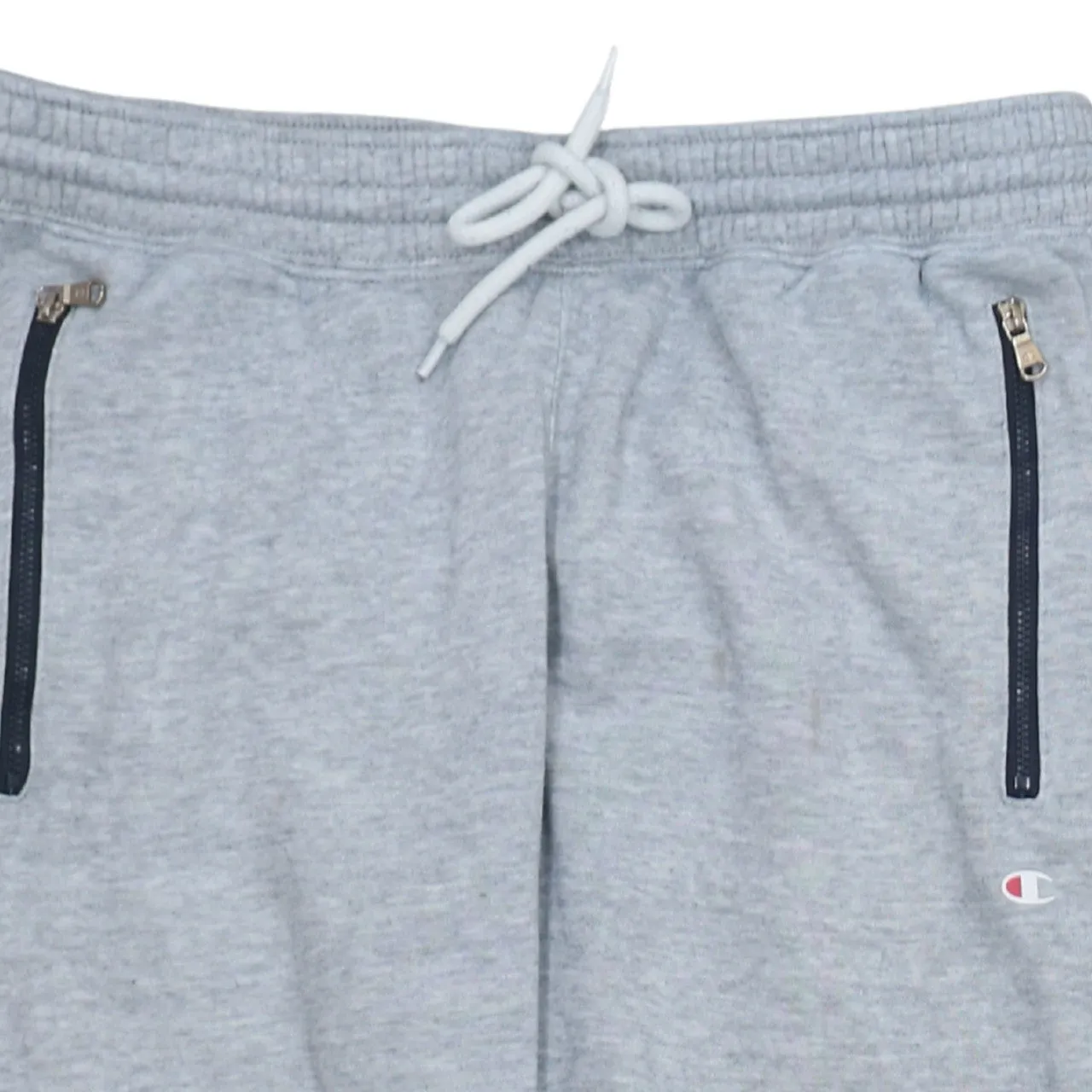 Champion Grey Joggers Men’s Medium Drawstring Waist Zip Pockets Small Logo Sweatpants sold by Vintage Club product image thumbnail 3