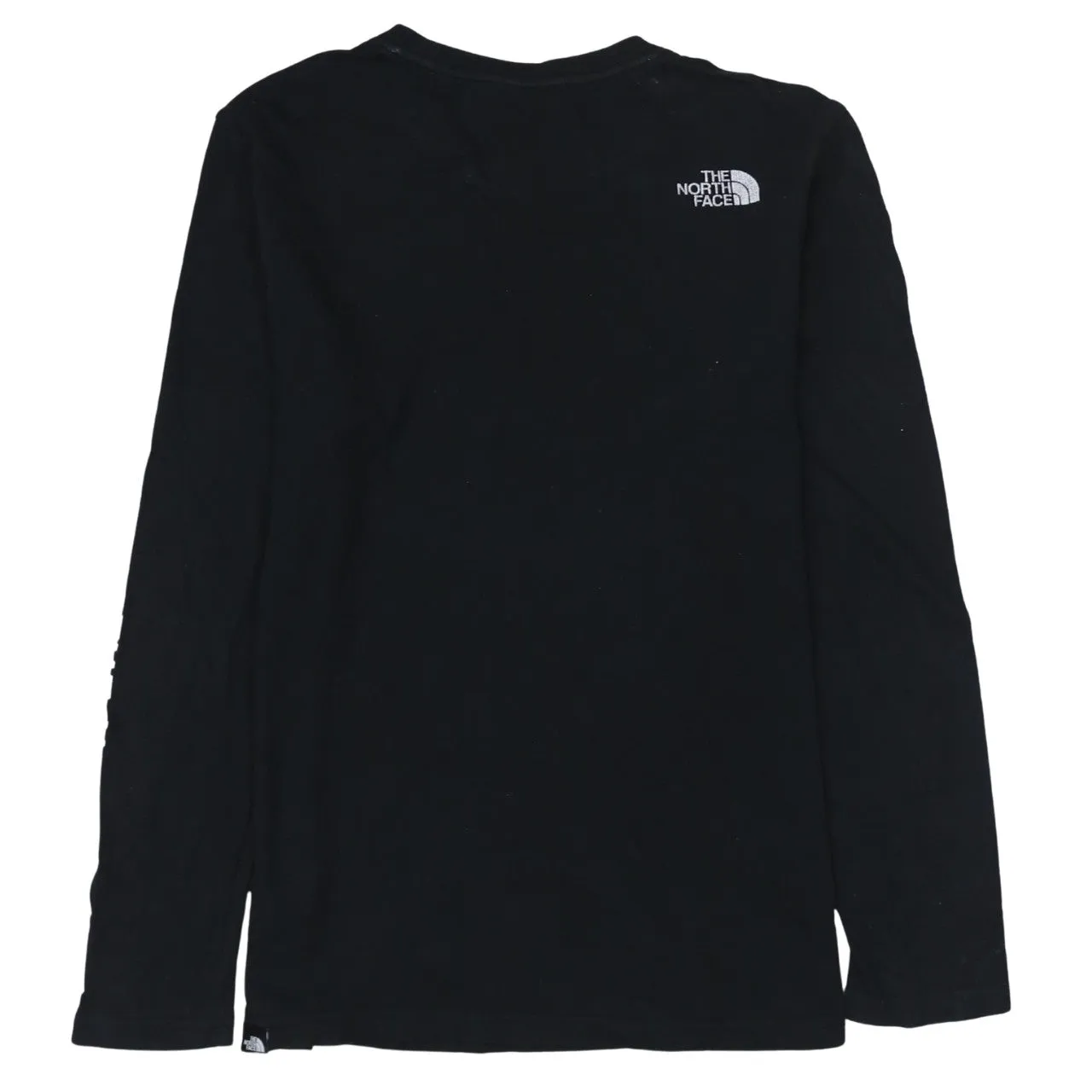 The North Face Black Long Sleeve T Shirt Men's Small Printed Logos Sleeve Graphic Tee sold by Vintage Club product image thumbnail 2