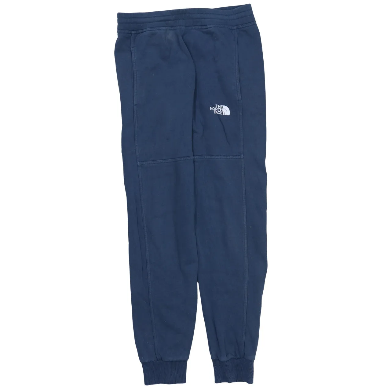 The North Face Navy Blue Joggers Men’s Small Embroidered Logos Fleece Lined Sweatpants sold by Vintage Club