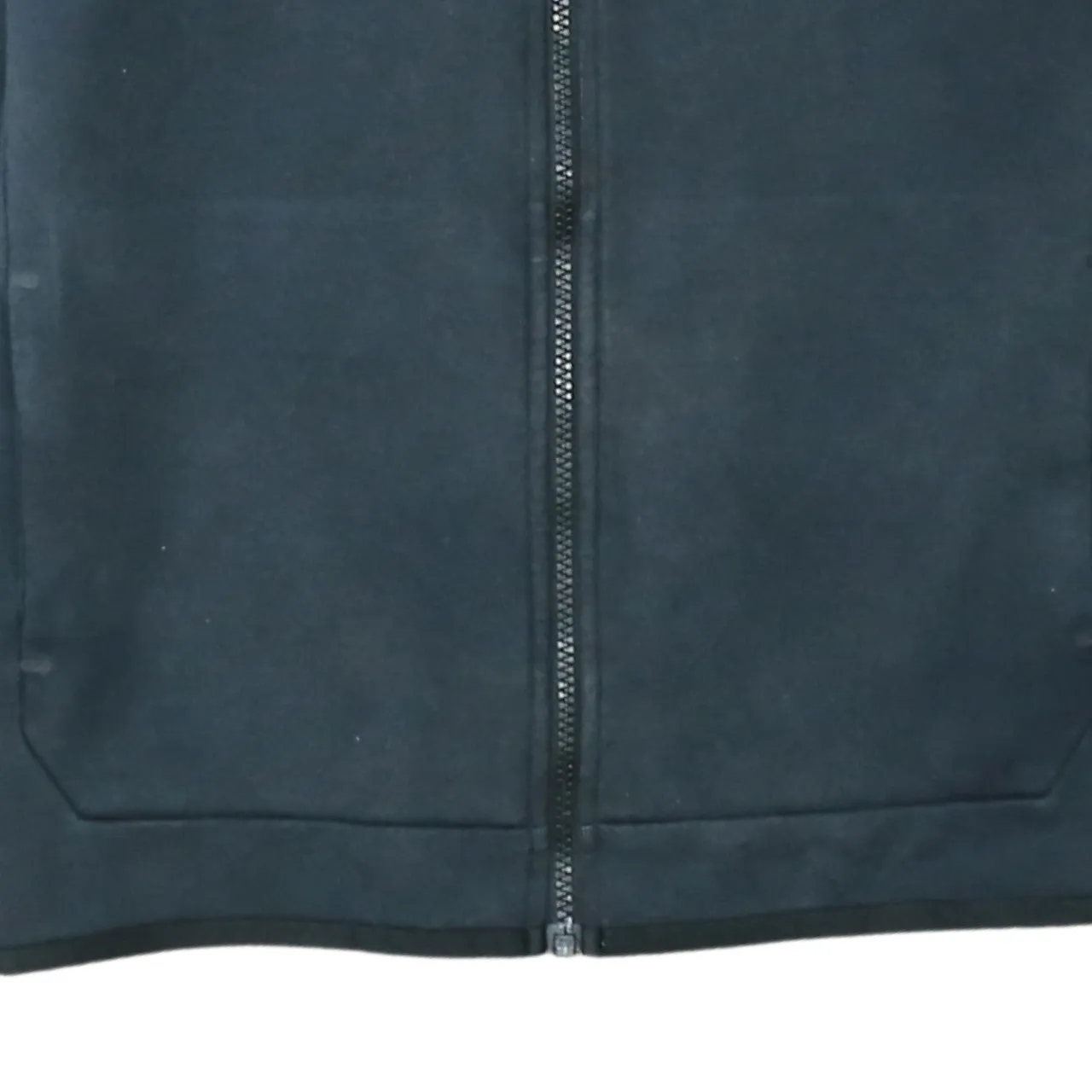 Nike Black Full Zip Hoodie Women’s XLarge Embroidered Logo Sleeve Zip Pocket Fleece Jacket sold by Vintage Club product image thumbnail 4