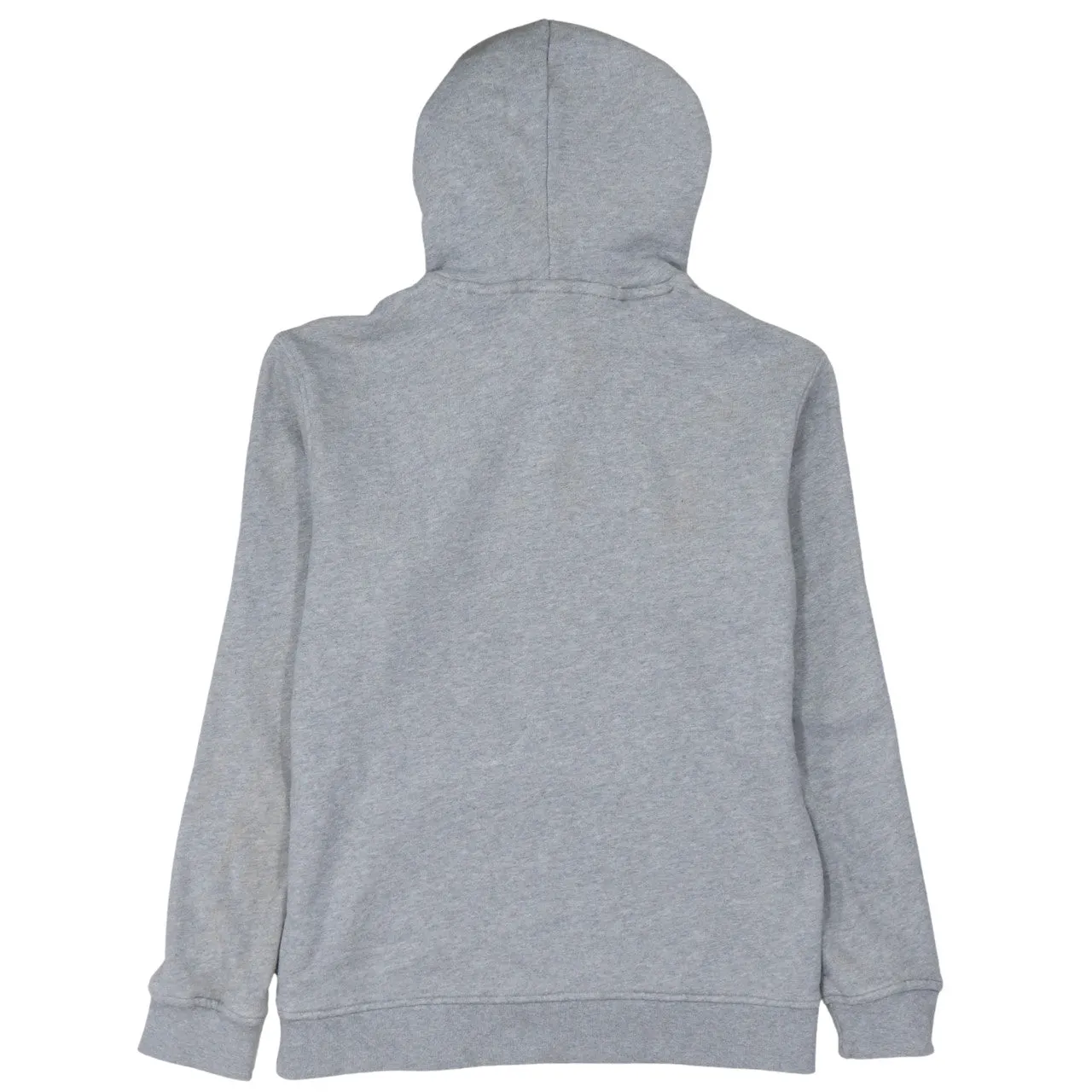 Adidas Grey Hoodie Women’s Small Trefoil Embroidered Logo Front Pocket Pullover Sweatshirt sold by Vintage Club product image thumbnail 2