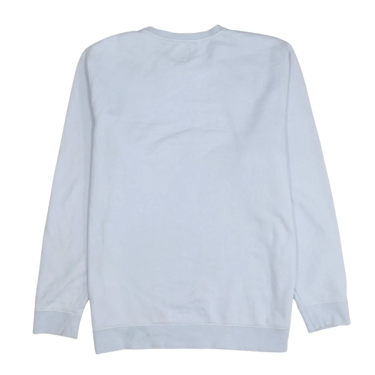 Vans Light Blue Sweatshirt Men's Large Small Embroidered Chest Logo Crewneck Pullover sold by Vintage Club product image thumbnail 2