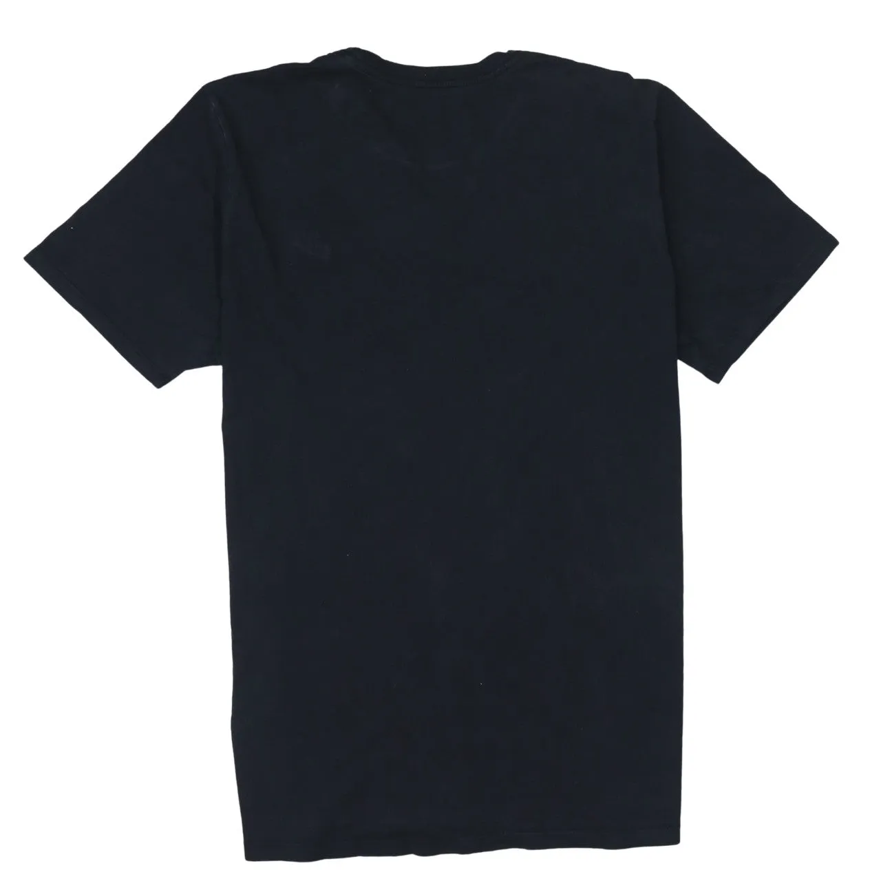 Nike Black T-Shirt Men’s Small Printed Swoosh Chest Logo Short Sleeve Tee Top sold by Vintage Club product image thumbnail 2