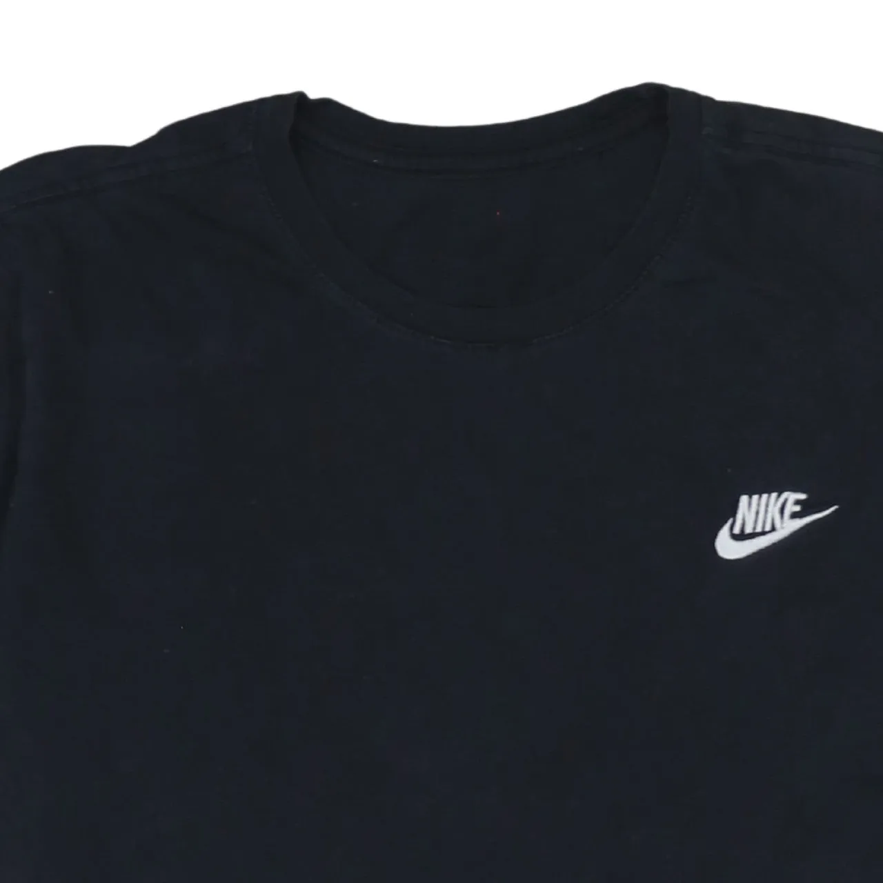 Nike Black T-Shirt Men’s Small Printed Swoosh Chest Logo Short Sleeve Tee Top sold by Vintage Club product image thumbnail 3