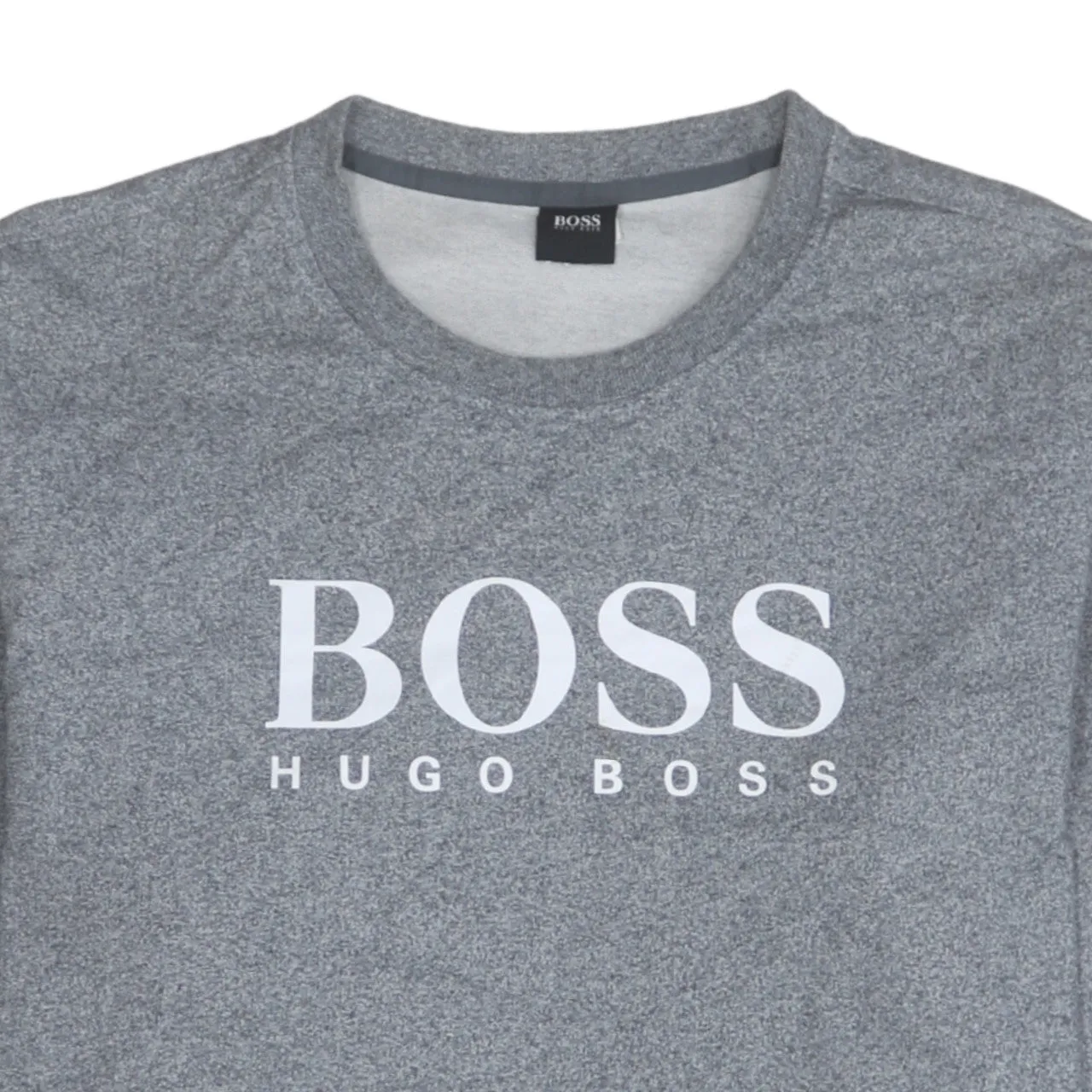 HUGO BOSS Grey Sweatshirt Women’s XXLarge Printed Chest Logo Crewneck Pullover Top sold by Vintage Club product image thumbnail 3
