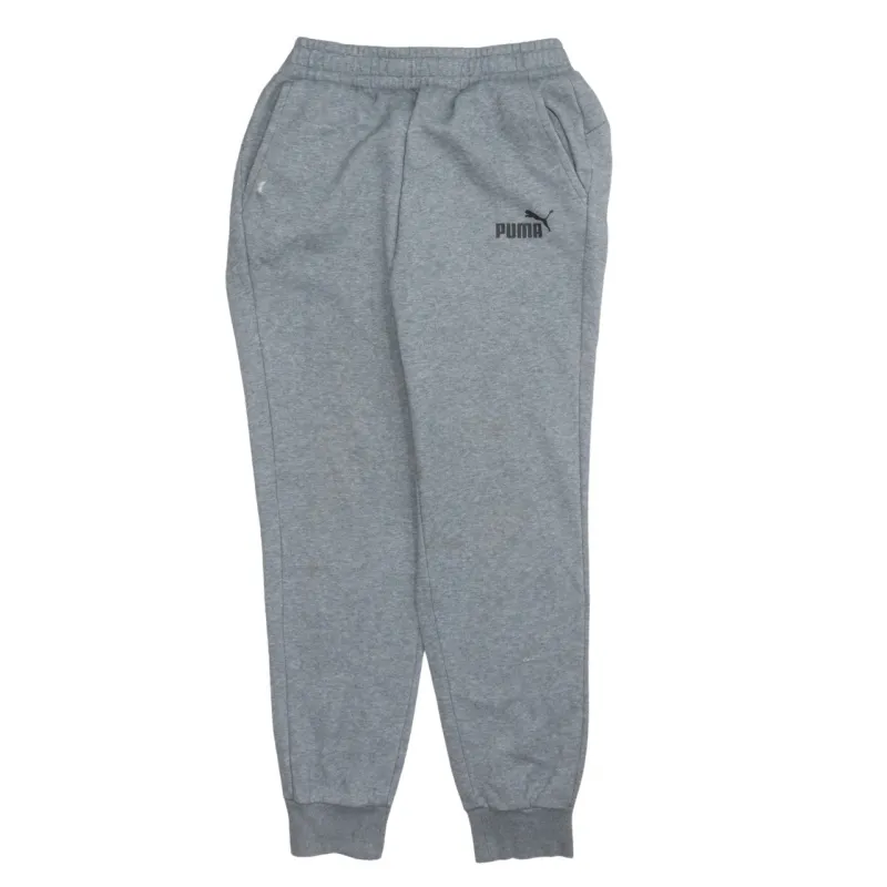 Puma Grey Joggers Men’s 32 Printed Logo Elasticated Waist Cuffed Hem Sweatpants sold by Vintage Club