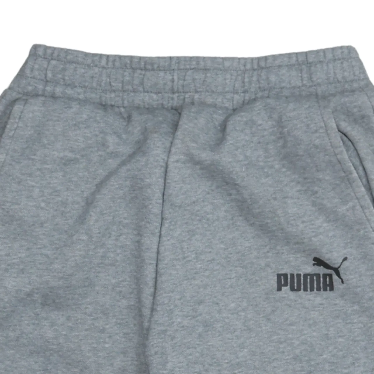 Puma Grey Joggers Men’s 32 Printed Logo Elasticated Waist Cuffed Hem Sweatpants sold by Vintage Club product image thumbnail 3