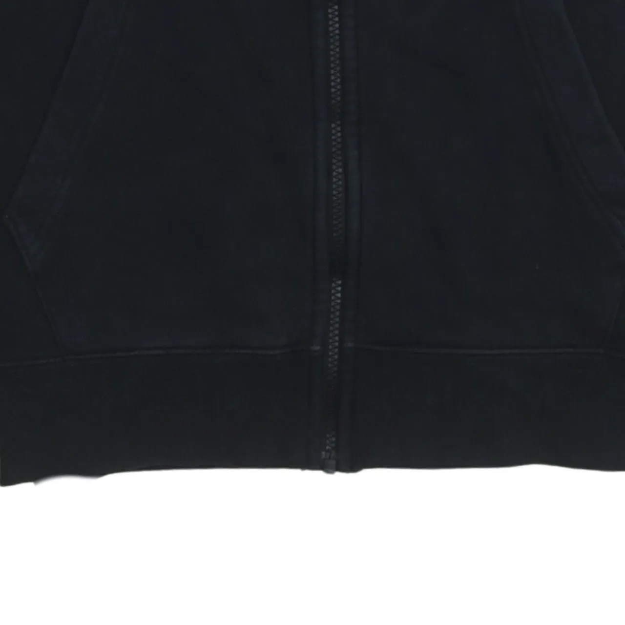 Nike Black Full Zip Sweatshirt Men's Small Embroidered Swoosh Split Pockets Fleece Top sold by Vintage Club product image thumbnail 4