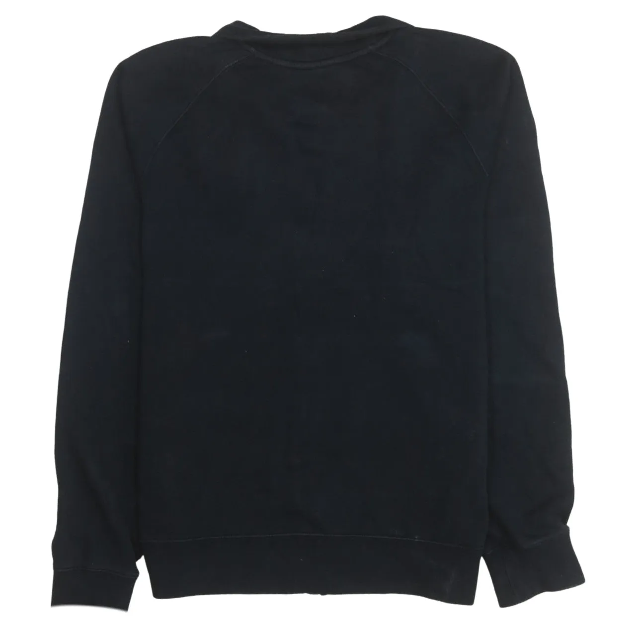 Nike Black Full Zip Sweatshirt Men's Small Embroidered Swoosh Split Pockets Fleece Top sold by Vintage Club product image thumbnail 2