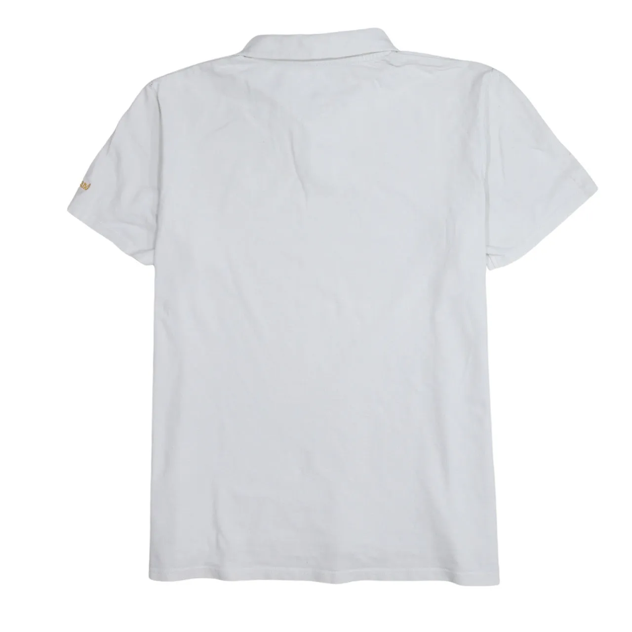 Timberland White Polo Shirt Women’s XLarge Embroidered Boot Logo Contrast Collar Casual Top sold by Vintage Club product image thumbnail 2