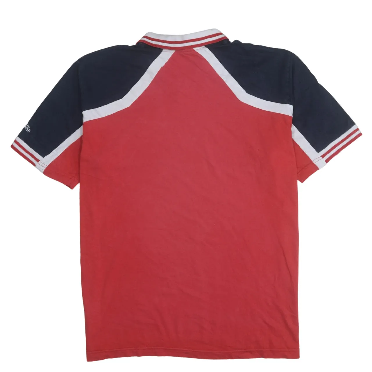 Ellesse Red Navy Polo Shirt Men’s XLarge Embroidered Chest Logo Contrast Collar Casual Top sold by Vintage Club product image thumbnail 2