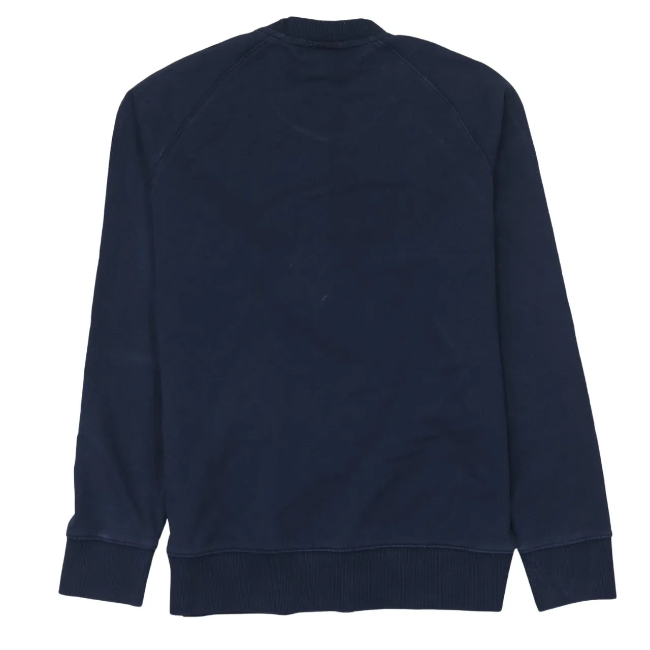 Timberland Navy Blue Sweatshirt Men's Small Embroidered Chest Logo Crewneck Pullover Top sold by Vintage Club product image thumbnail 2