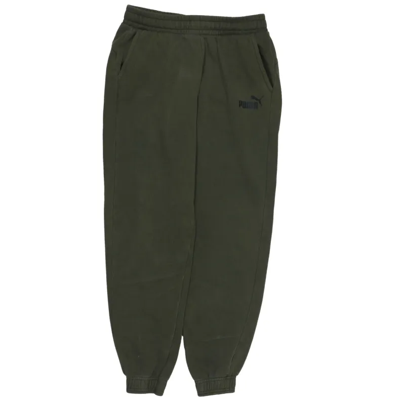 Puma Dark Green Joggers Women’s XXL Embroidered Logo Elastic Waist Cuffed Sweatpants made by Puma
