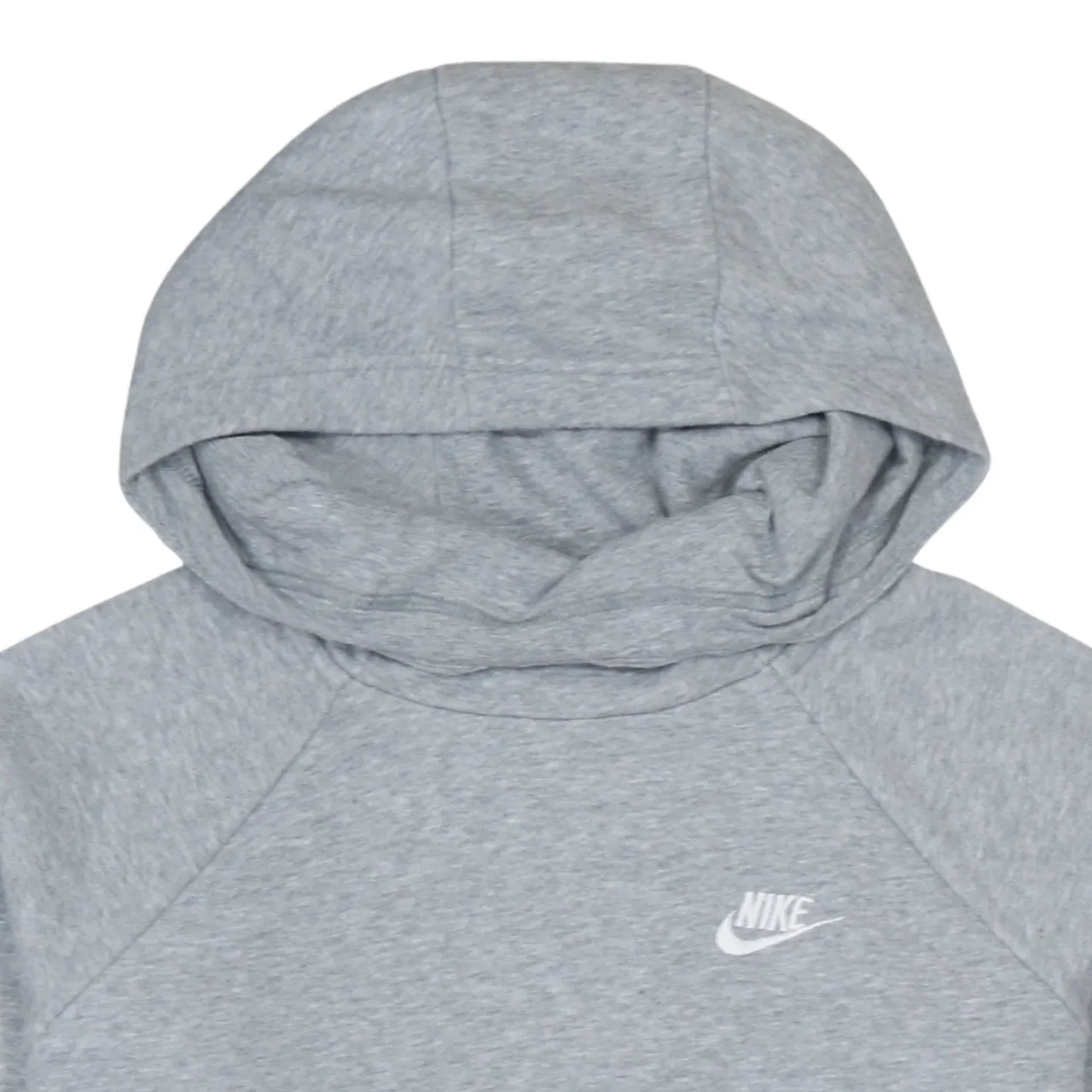 Nike Grey Hoodie Men's Small Printed Chest Logo Front Pocket Pullover Sweatshirt sold by Vintage Club product image thumbnail 3