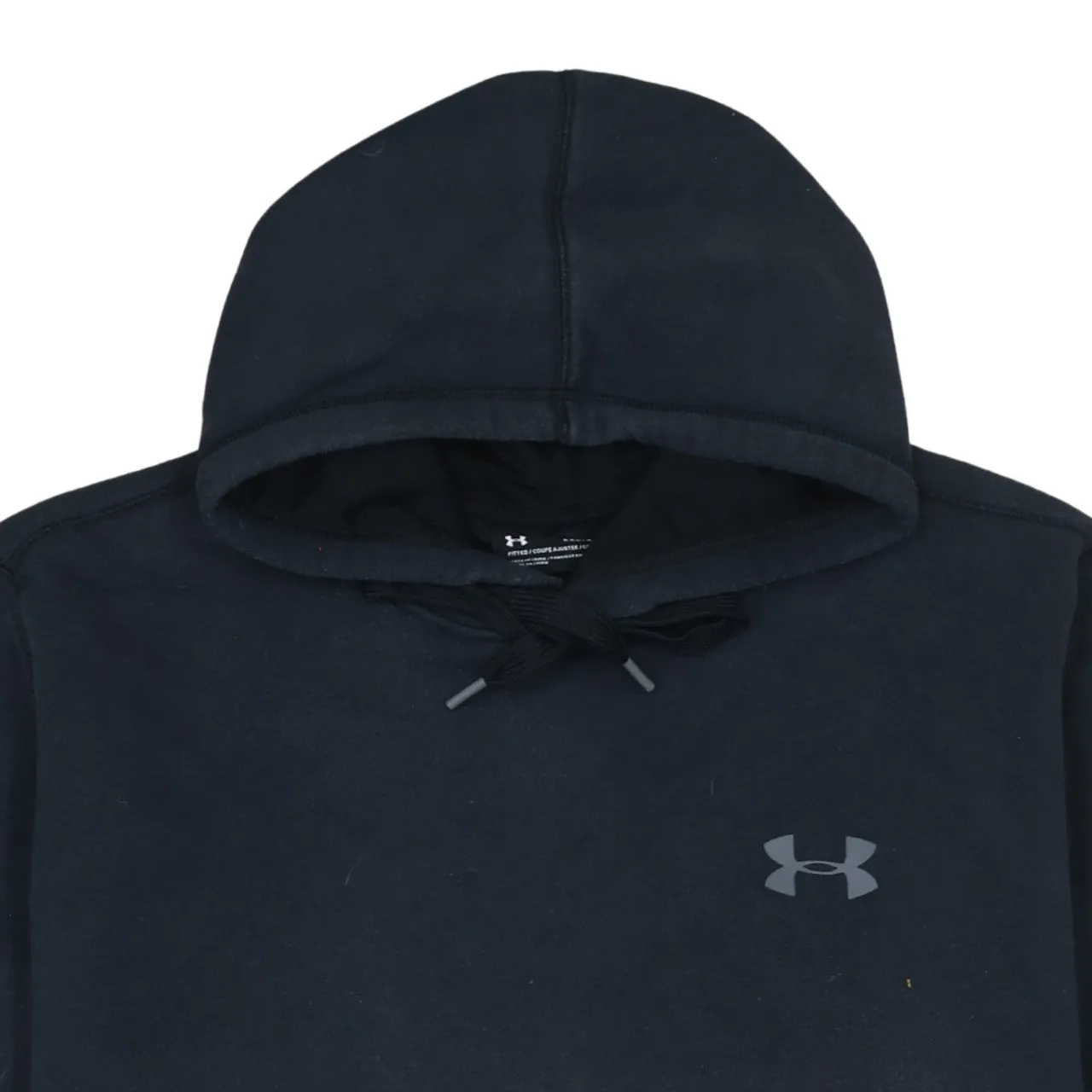 Under Armour Black Hoodie Women’s XXLarge Printed Chest Logo Front Pocket Pullover Sweatshirt sold by Vintage Club product image thumbnail 3