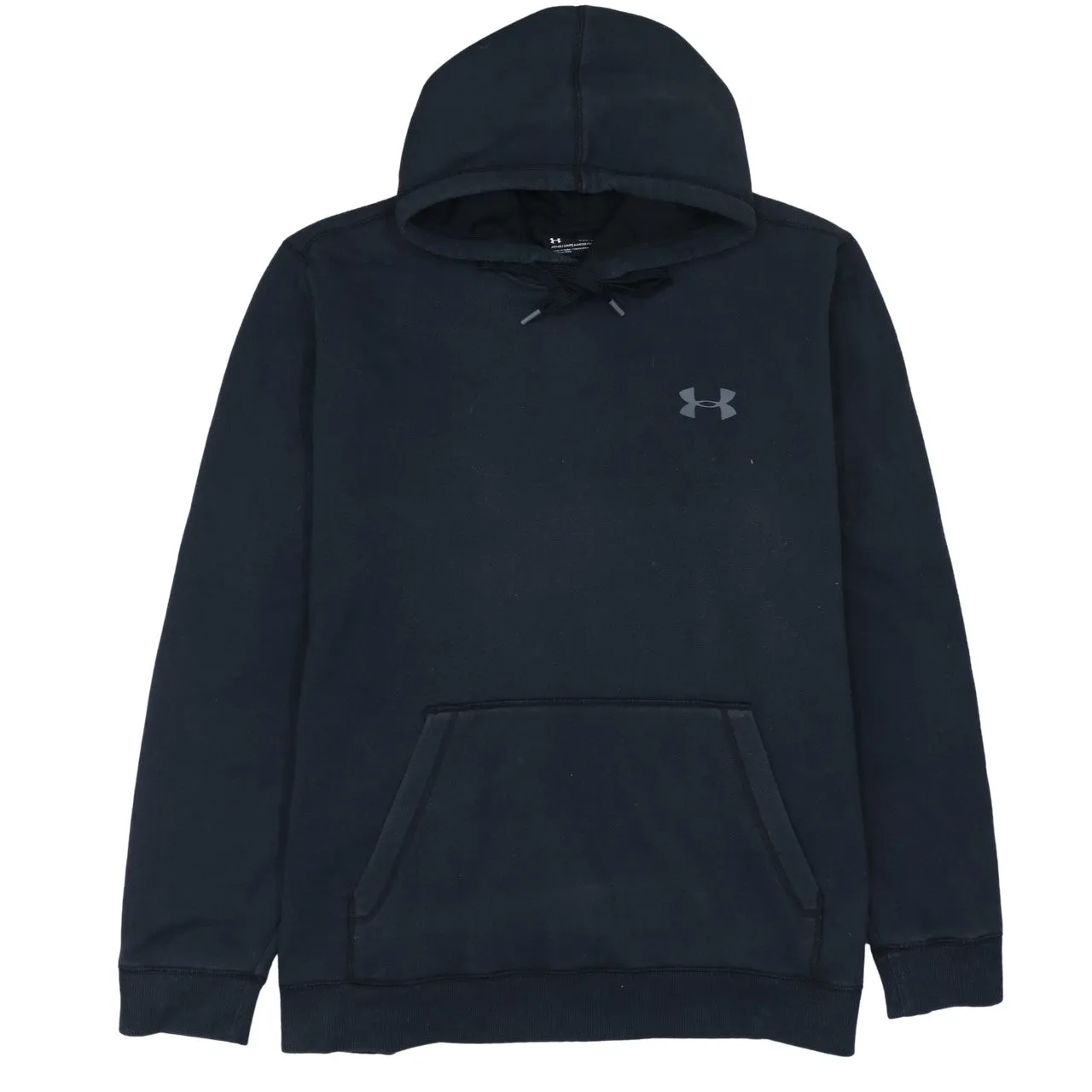 Under Armour Black Hoodie Women’s XXLarge Printed Chest Logo Front Pocket Pullover Sweatshirt sold by Vintage Club