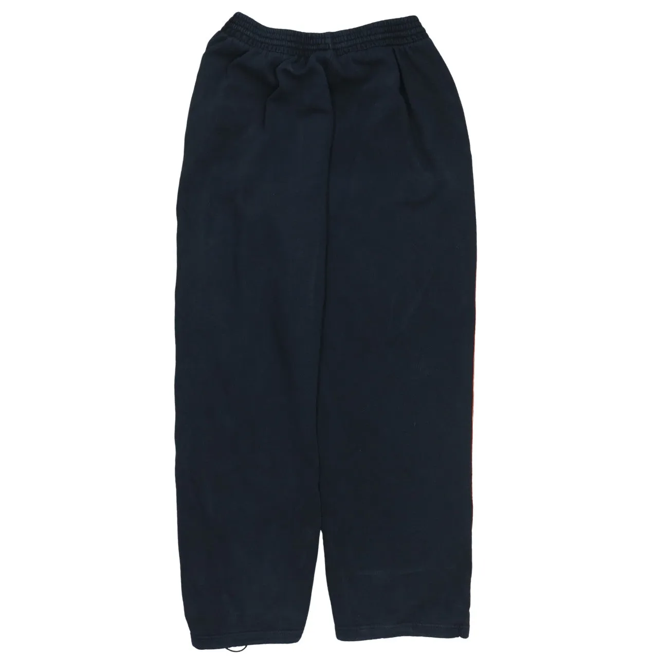 Nike Black Joggers Sweatpants Men's Medium Blue Flight Logo Elasticated Cuffs Side Stripe sold by Vintage Club product image thumbnail 2