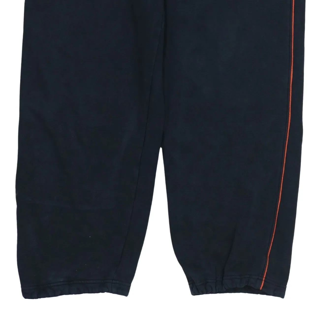 Nike Black Joggers Sweatpants Men's Medium Blue Flight Logo Elasticated Cuffs Side Stripe sold by Vintage Club product image thumbnail 4