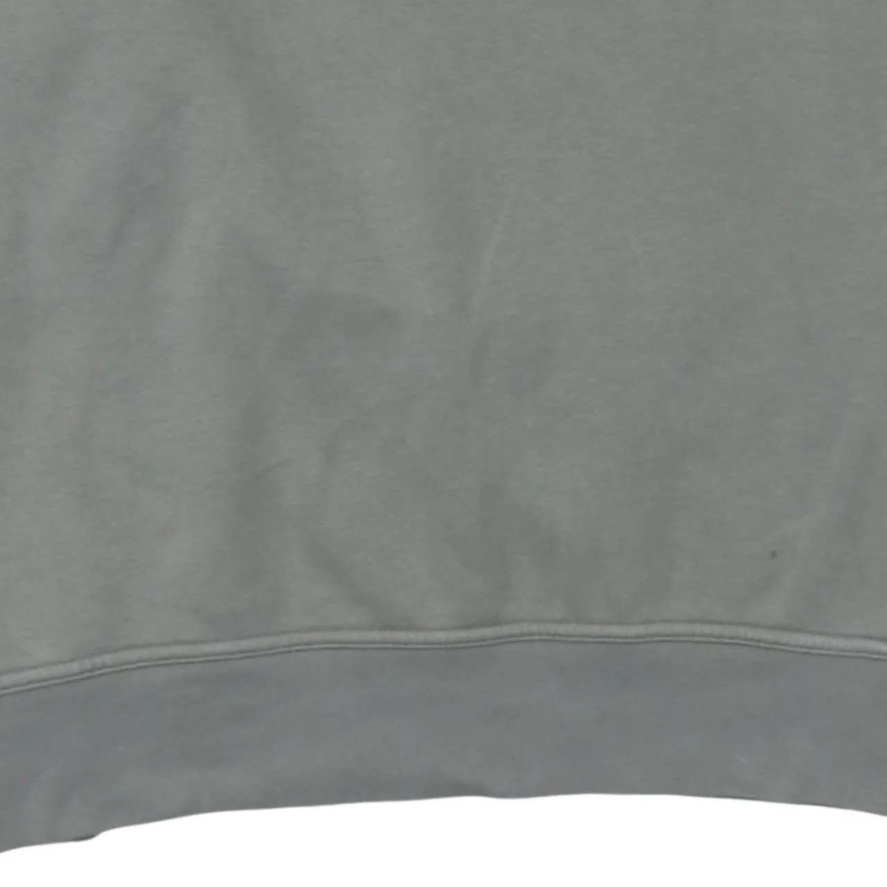 Nike Grey Sweatshirt Men's Medium Printed Swoosh By Nike Logo Crewneck Pullover Fleece Top sold by Vintage Club product image thumbnail 4