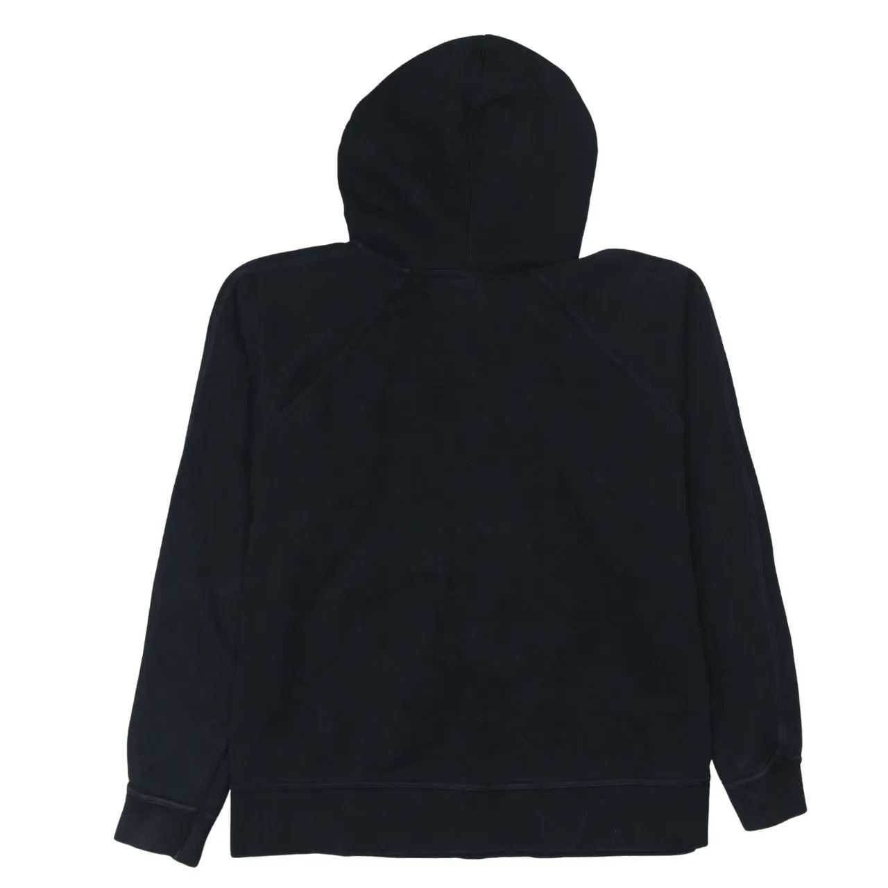 Nike Black Hoodie Men's Medium Small Swoosh Embroidered Logo Sleeve Print Pullover Sweatshirt sold by Vintage Club product image thumbnail 2