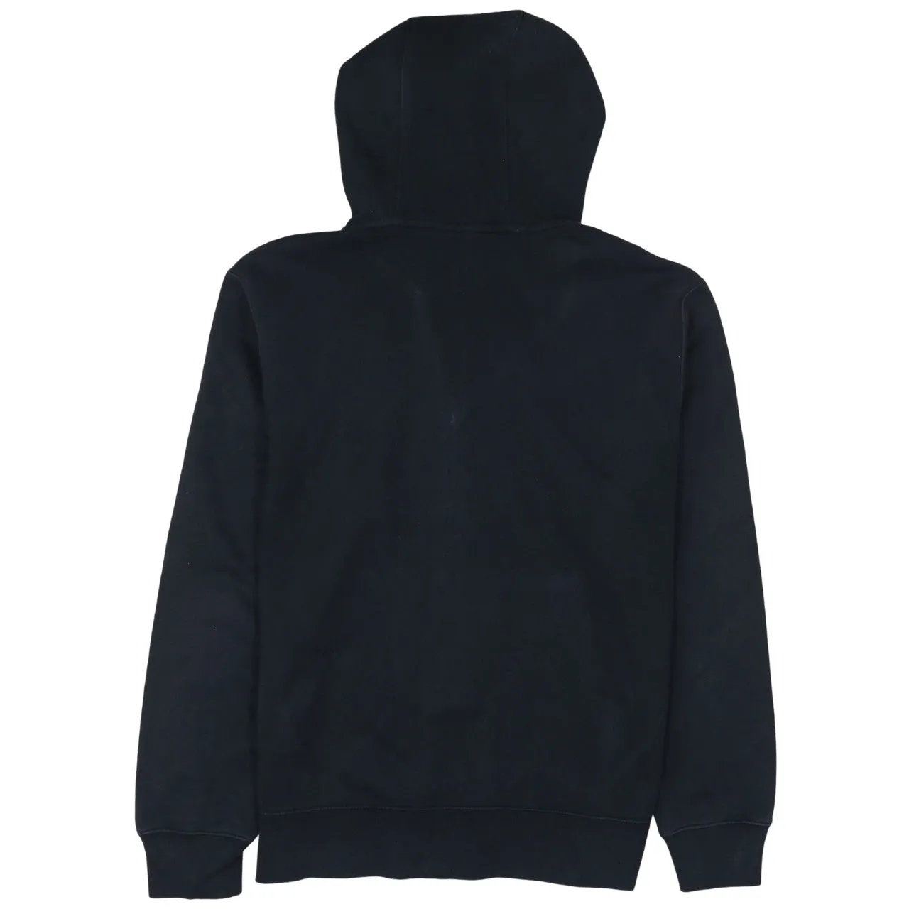 Nike Black Full Zip Hoodie Men’s Medium Red Embroidered Swoosh Split Pocket Sweatshirt sold by Vintage Club product image thumbnail 2
