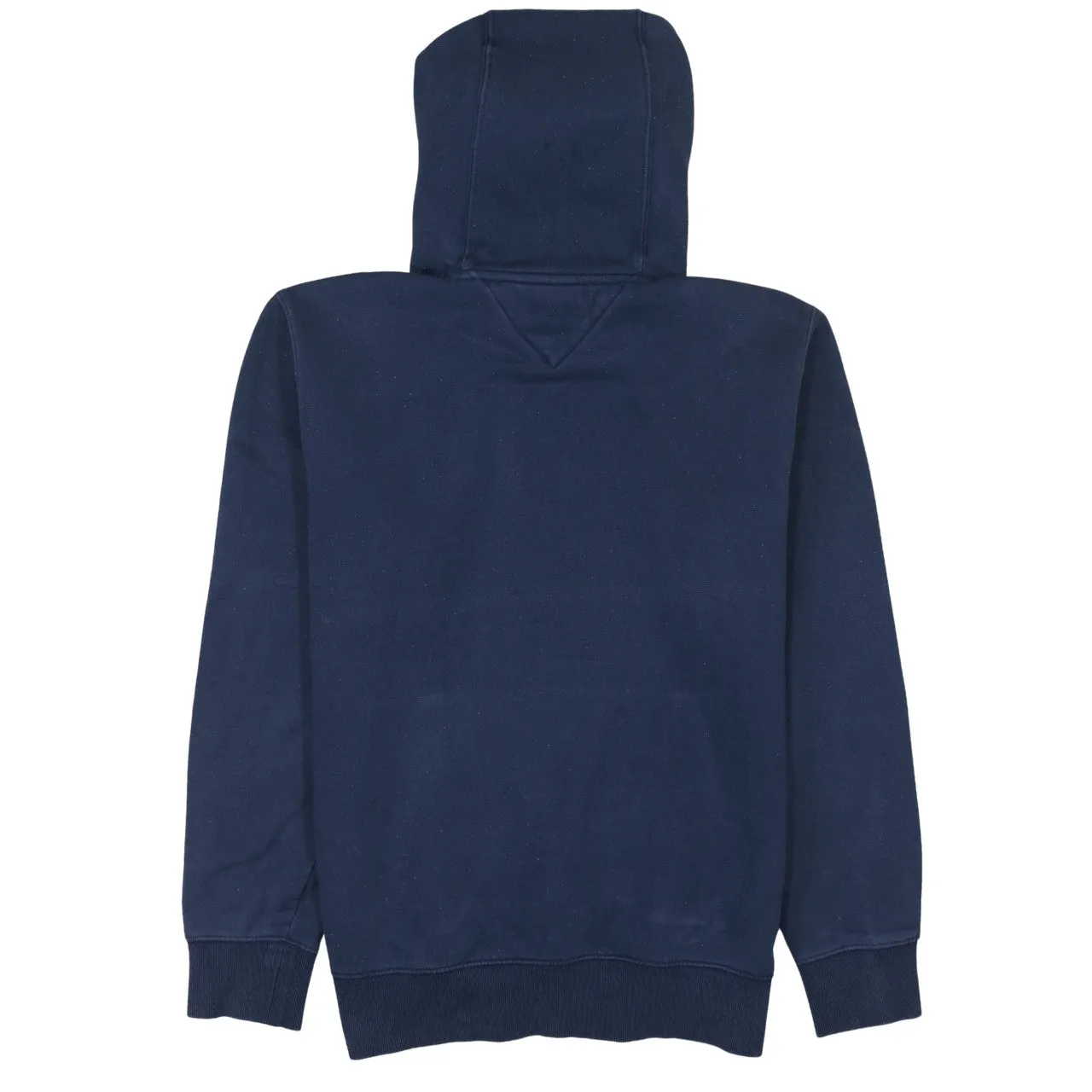 Tommy Jeans Navy Blue Hoodie Men's Medium Embroidered Flag Logo Front Pocket Pullover Sweatshirt sold by Vintage Club product image thumbnail 2