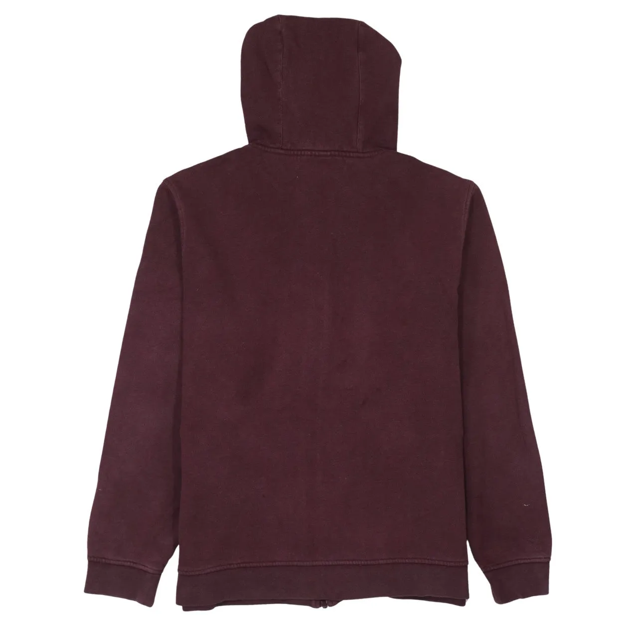 Lacoste Burgundy Red Hoodie Women’s XLarge Full Zip Embroidered Croc Logo Pockets Sweatshirt sold by Vintage Club product image thumbnail 2