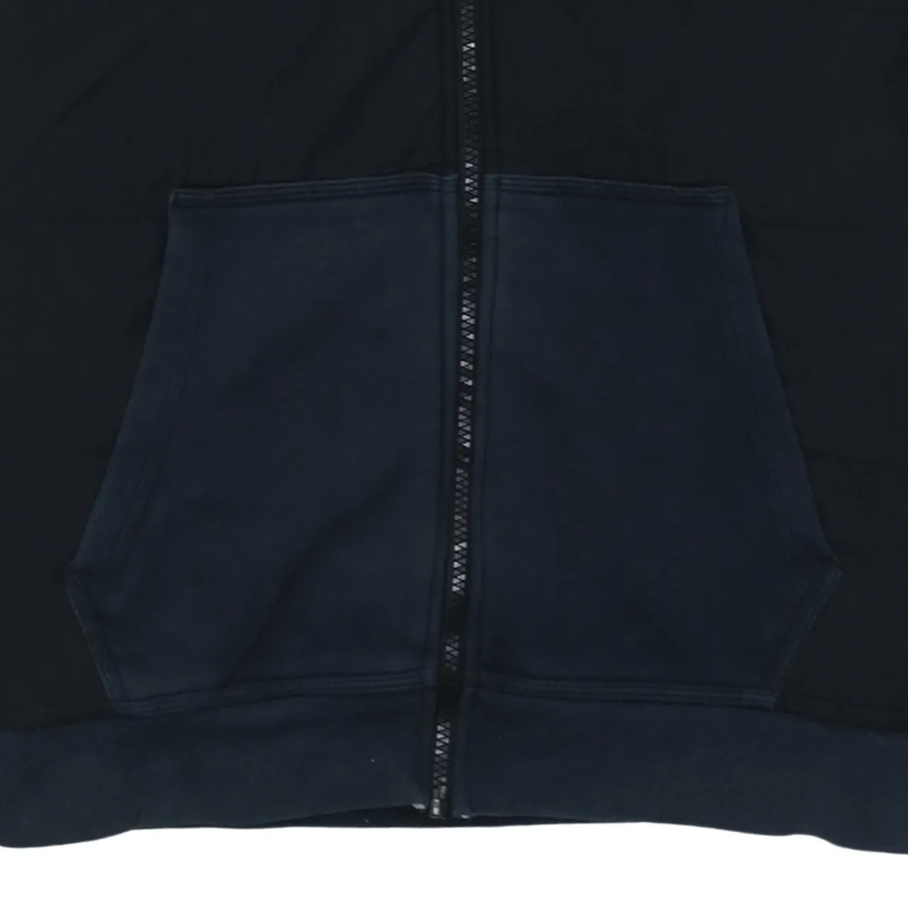 Nike Black Full Zip Hoodie Men's Large Embroidered Swoosh Padded Front Pocket Sweatshirt sold by Vintage Club product image thumbnail 4