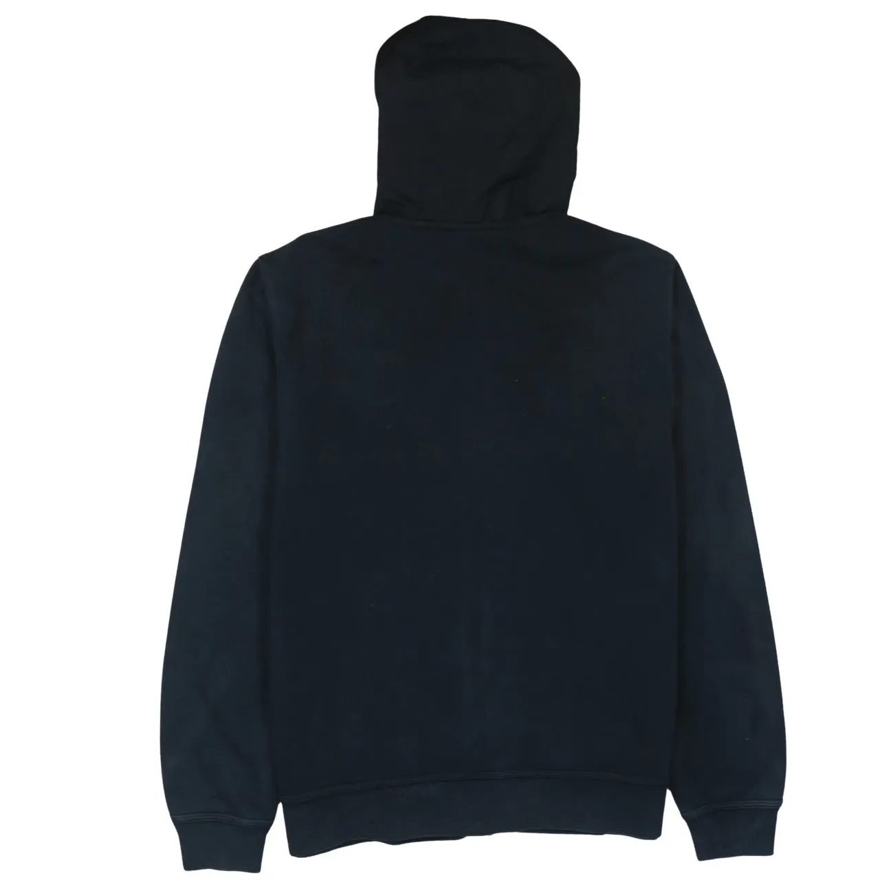 Nike Black Full Zip Hoodie Men's Large Embroidered Swoosh Padded Front Pocket Sweatshirt sold by Vintage Club product image thumbnail 2