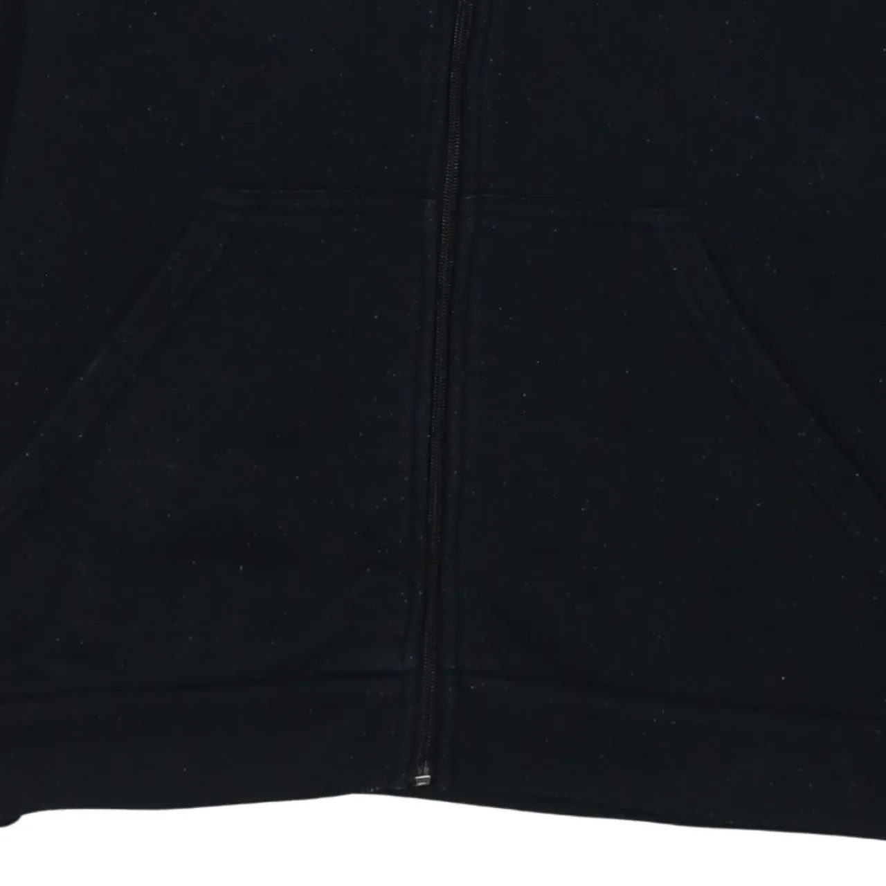 Kappa Black Full Zip Hoodie Women's Large Logo Taped Sleeves Fleece Sweatshirt sold by Vintage Club product image thumbnail 4