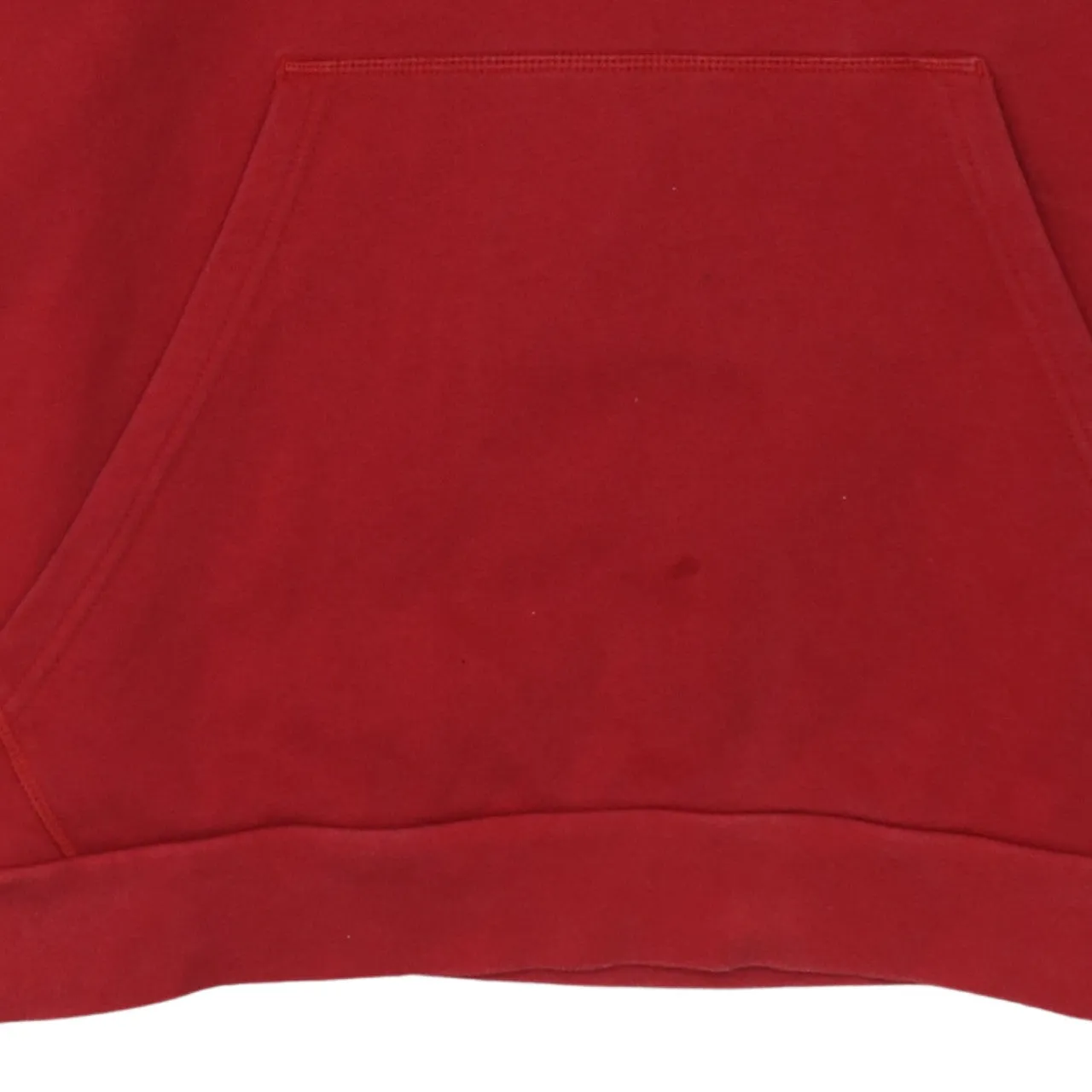 Adidas Burgundy Red Hoodie Women’s XXLarge Embroidered Logo Stripe Sleeves Pouch Pocket Pullover sold by Vintage Club product image thumbnail 4