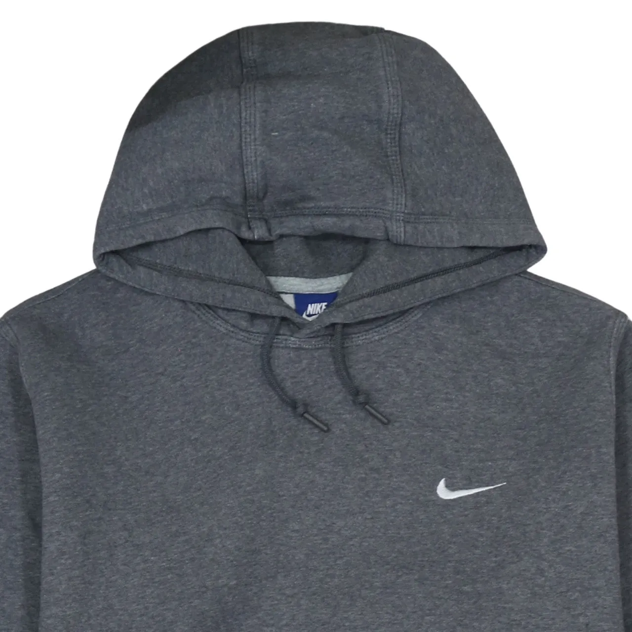 Nike Dark Grey Hoodie Men’s XLarge Embroidered Swoosh Front Pocket Pullover Sweatshirt sold by Vintage Club product image thumbnail 3