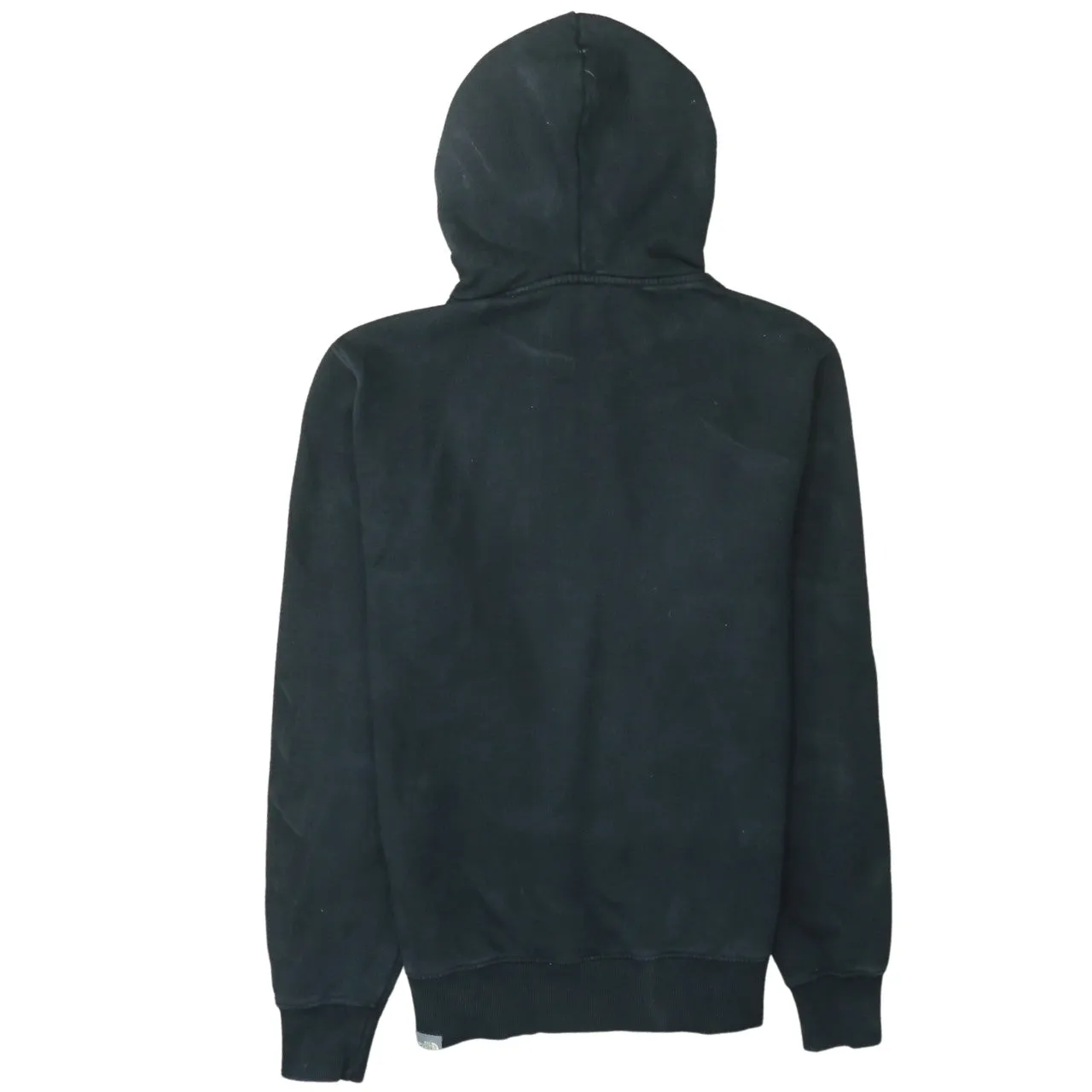 The North Face Black Hoodie Men’s Medium Embroidered Chest Logo Printed Hood Pullover Sweatshirt sold by Vintage Club product image thumbnail 2