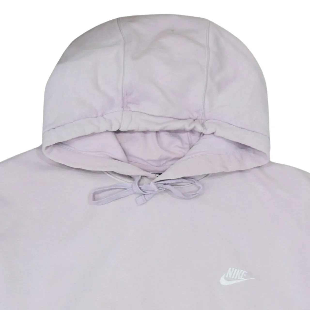Nike Light Pink Hoodie Men's XXLarge Small Swoosh Embroidered Logo Front Pocket Pullover sold by Vintage Club product image thumbnail 3