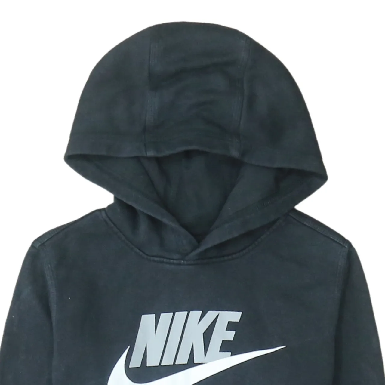 Nike Black Hoodie Women’s XLarge Printed Logo Front Pouch Fleece Pullover Sweatshirt sold by Vintage Club product image thumbnail 3