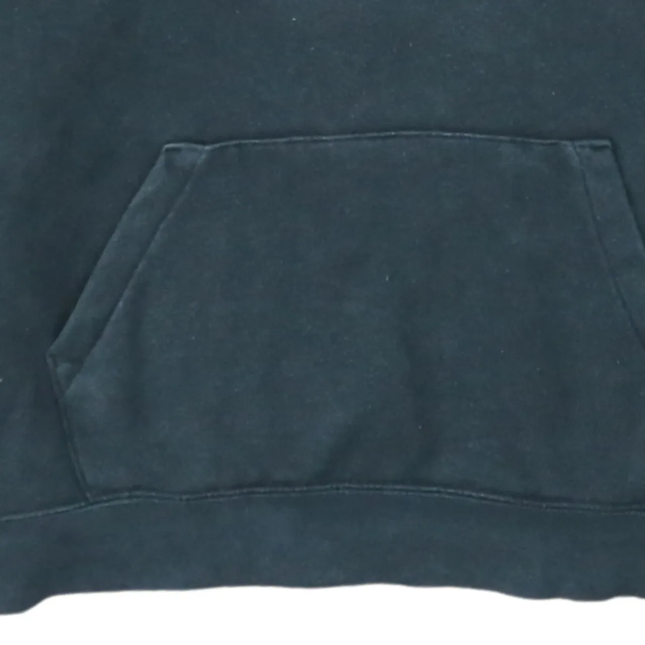 Nike Black Hoodie Men’s Medium Embroidered Swoosh Logo Front Pocket Pullover Sweatshirt sold by Vintage Club product image thumbnail 4