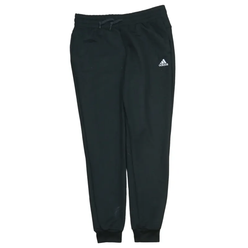 Adidas Black Joggers Men’s Medium Embroidered Logo Elastic Waist Cuffed Sweatpants sold by Vintage Club