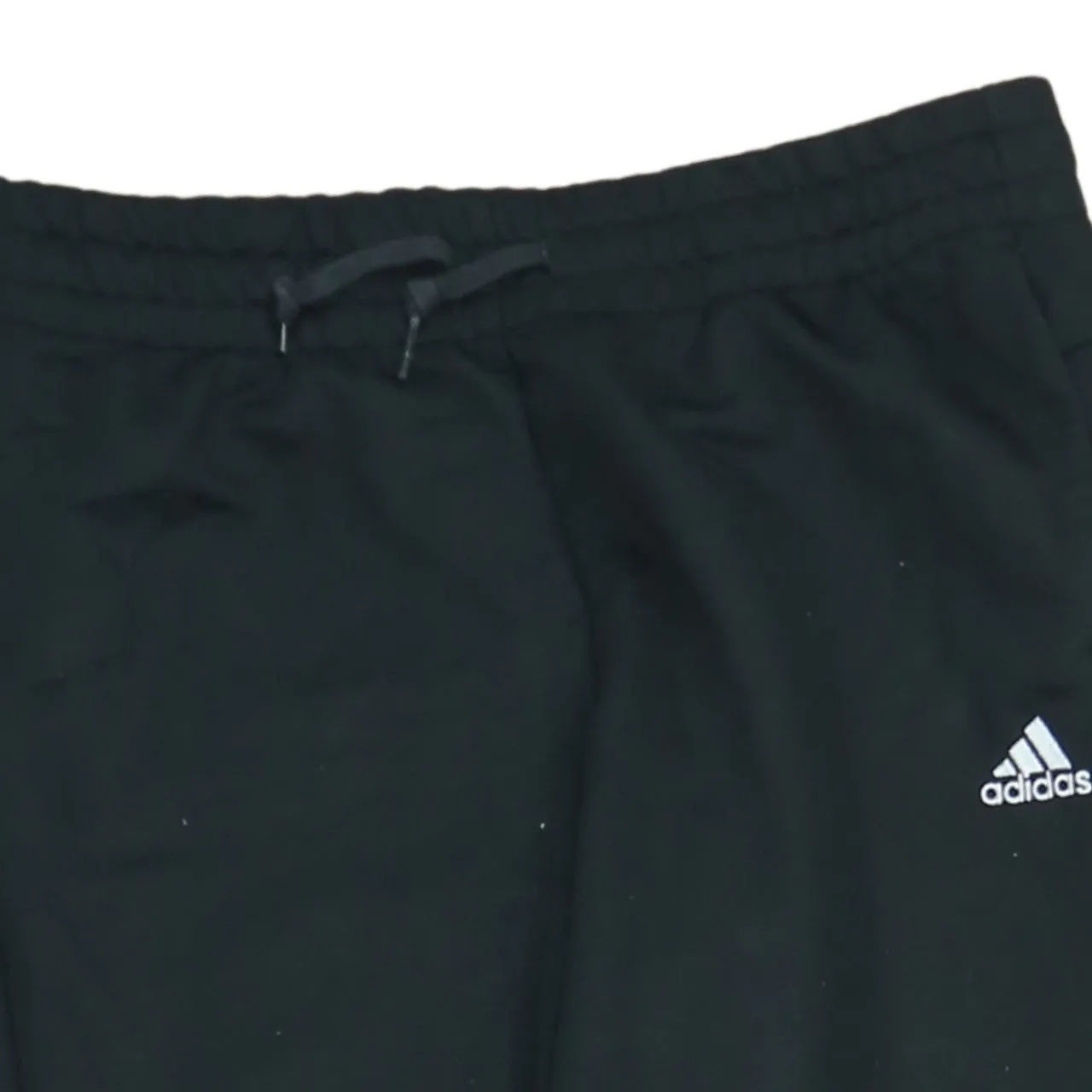 Adidas Black Joggers Men’s Medium Embroidered Logo Elastic Waist Cuffed Sweatpants sold by Vintage Club product image thumbnail 3